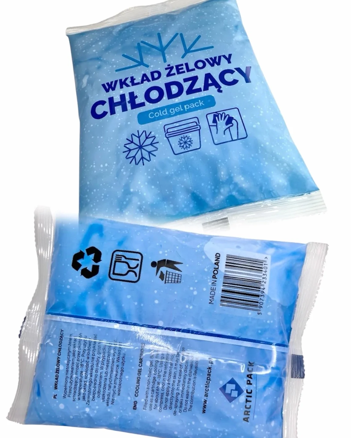Wkład chłodzący 440 g duży wielokrotnego użytku
