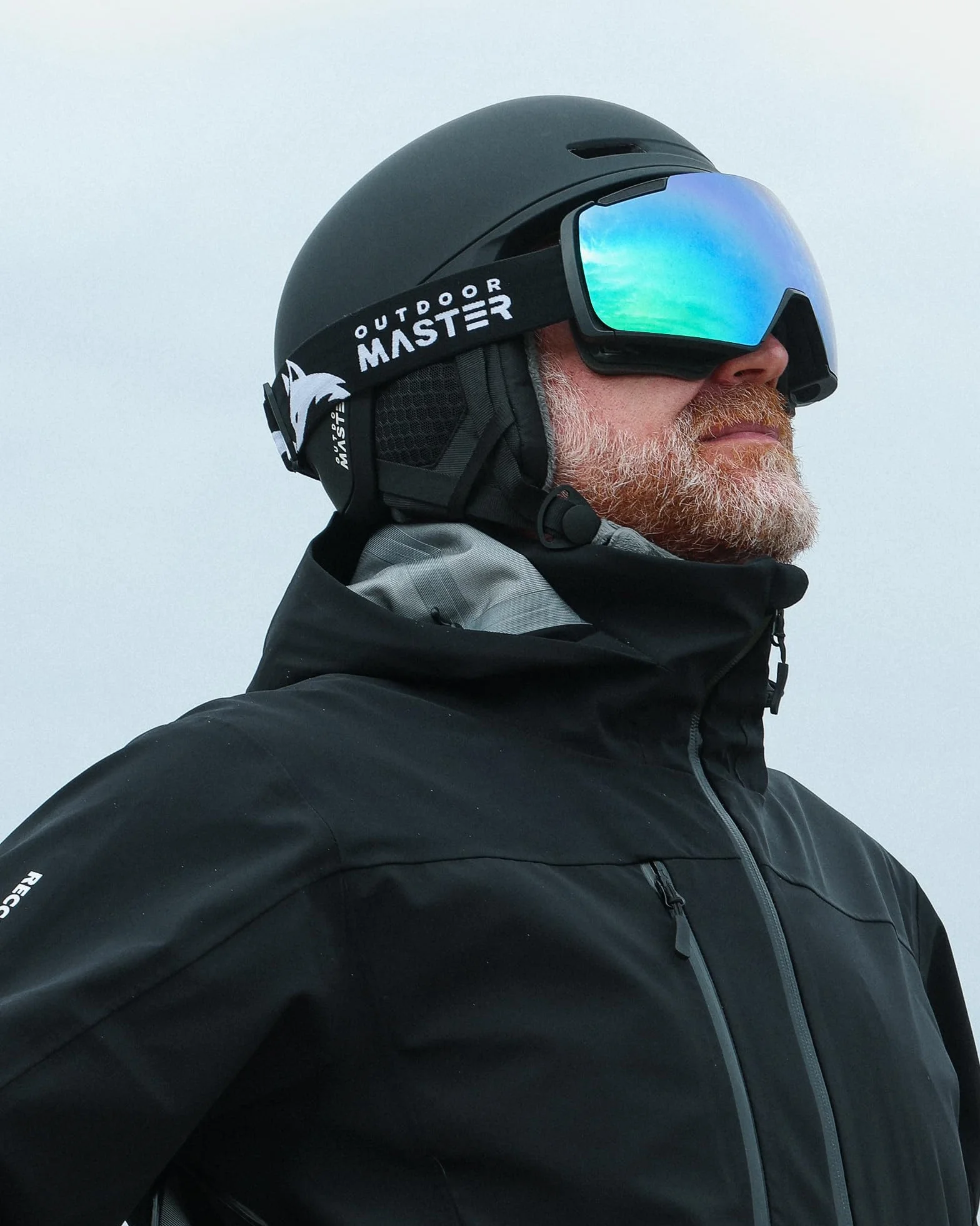 Gogle narciarskie OutdoorMaster Heron z 2 soczewkami, bezramkowe, magnetyczne wymienne soczewki toryczne HD, gogle snowboardowe OTG dla mężczyzn i kobiet, 100% ochrona przed promieniowaniem UV