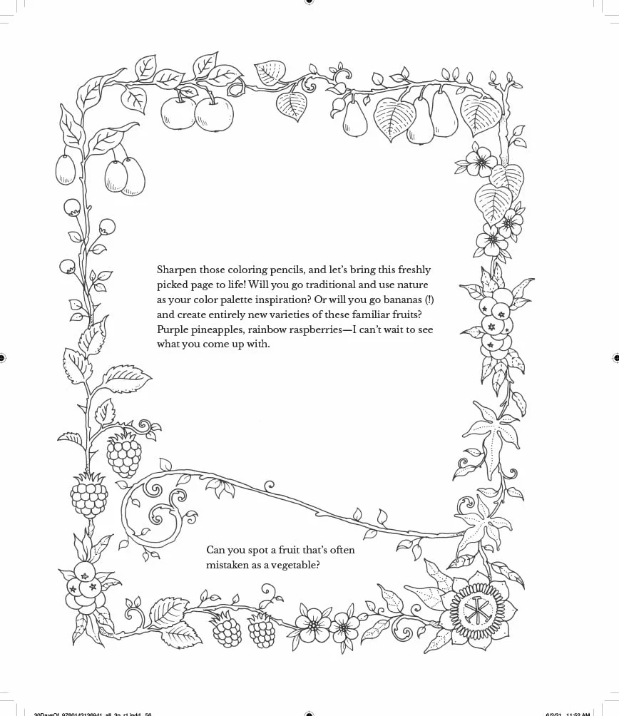 30 Days of Creativity: Draw, Color, and Discover Your Creative Self