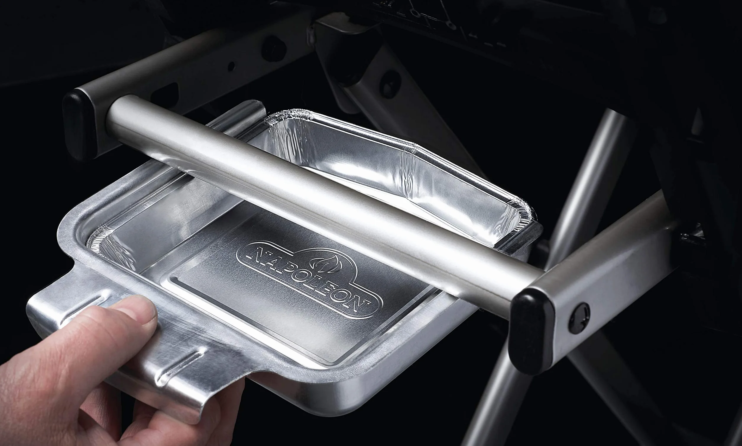 Napoleon 62006 5-częściowy zestaw jednorazowych misek na tłuszcz, wykonanych z aluminium