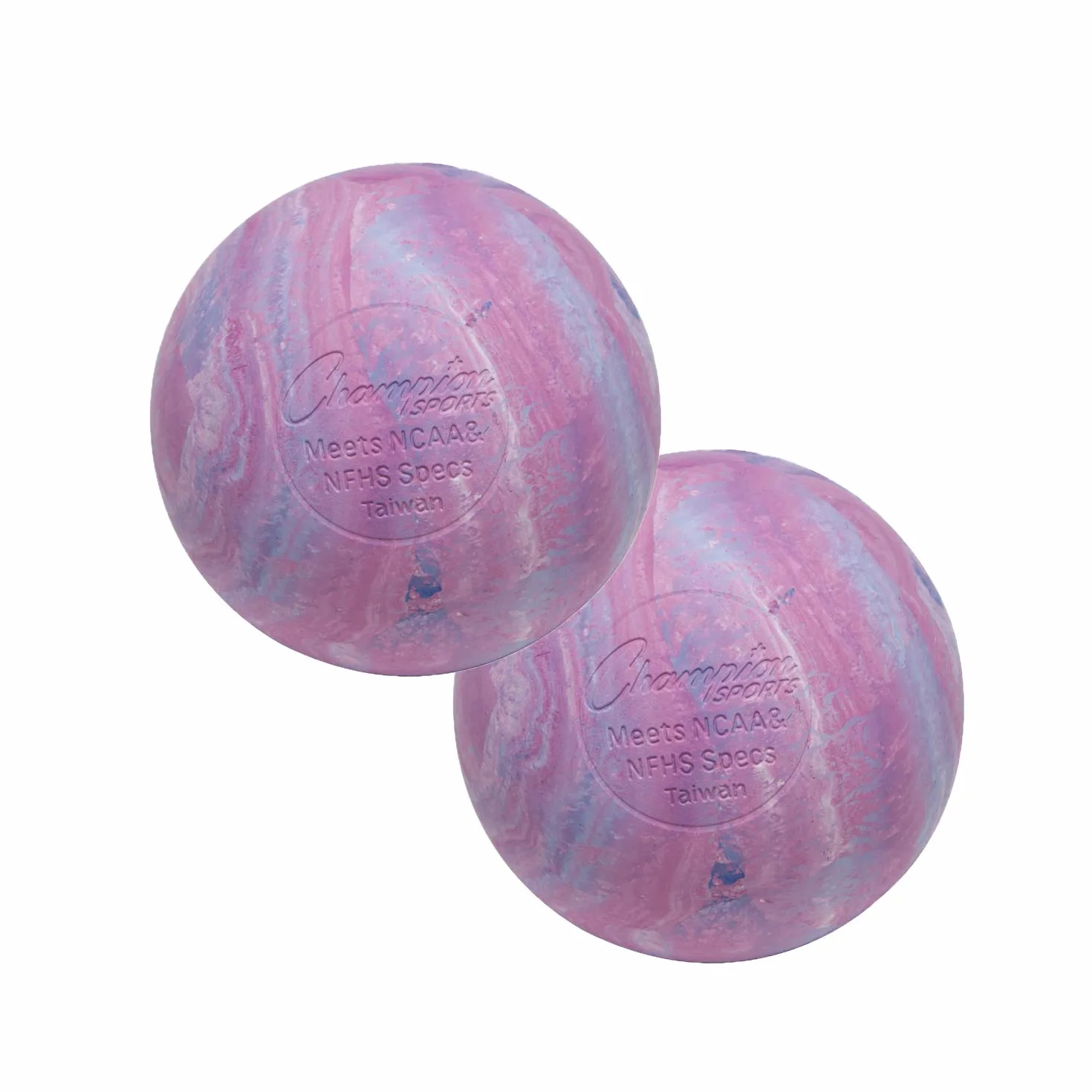 Champion Sports Official Size Colored Lacrosse Balls Multicolor 2 Pack NCAA NFHS SEI Certified