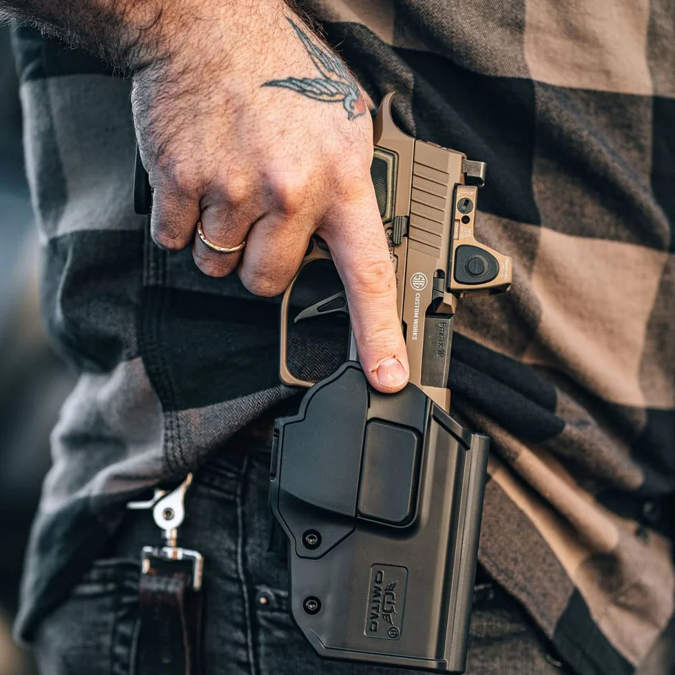 Klips do paska Sig P320 OWB kabura taktyczna do Sig Sauer P320 M17 M18 Taurus G3 z automatyczną blokadą