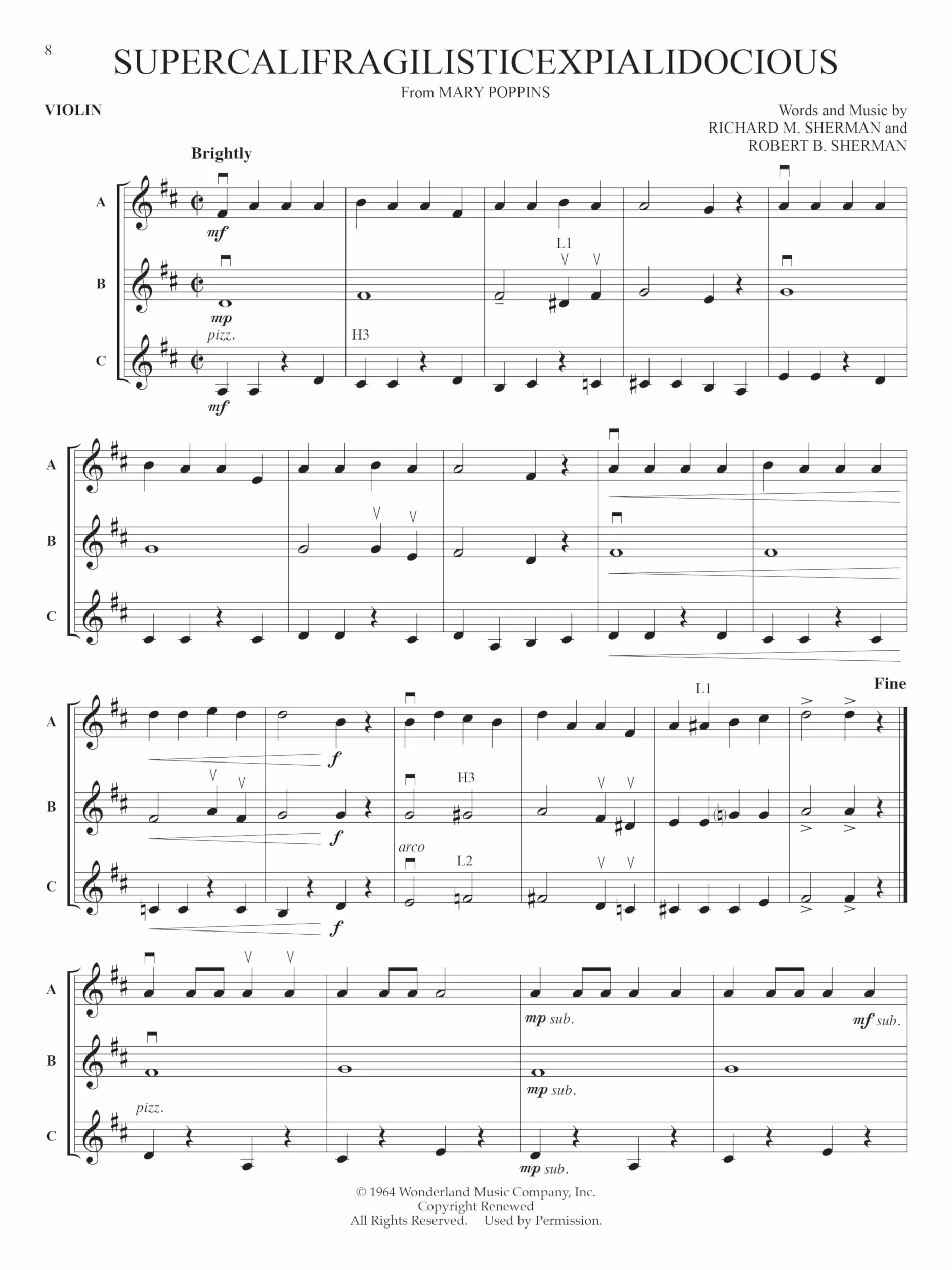 Flex-Pops for Strings - Disney - Violin: Violin
