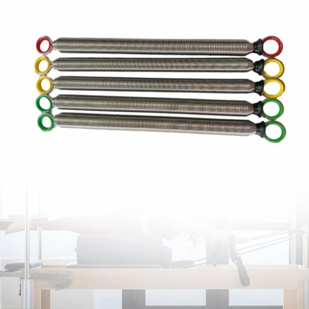 Taśmy oporowe do pilatesu, stalowe kable do reformatora, akcesoria fitness 5 szt.