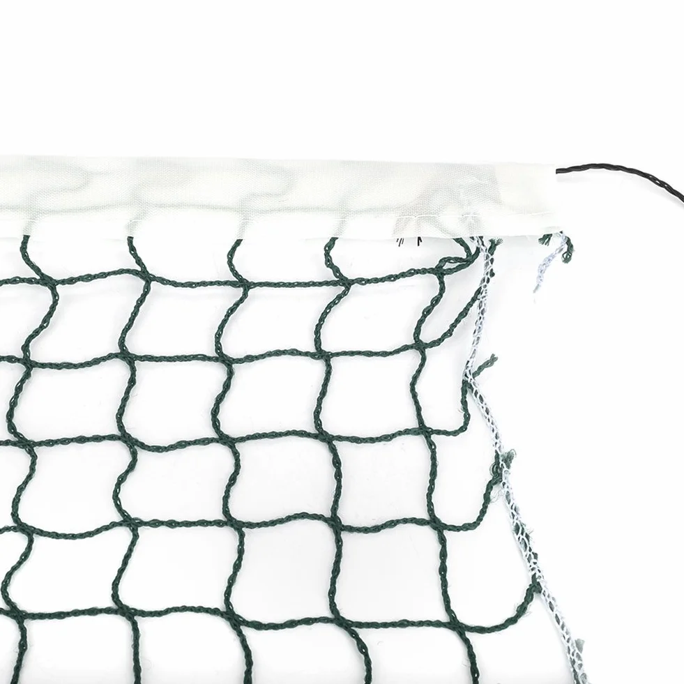 Siatka do Badmintona 6.5x0.5m Zielony Przenośna Zewnętrzna Siatkówka Tenis Pikleball