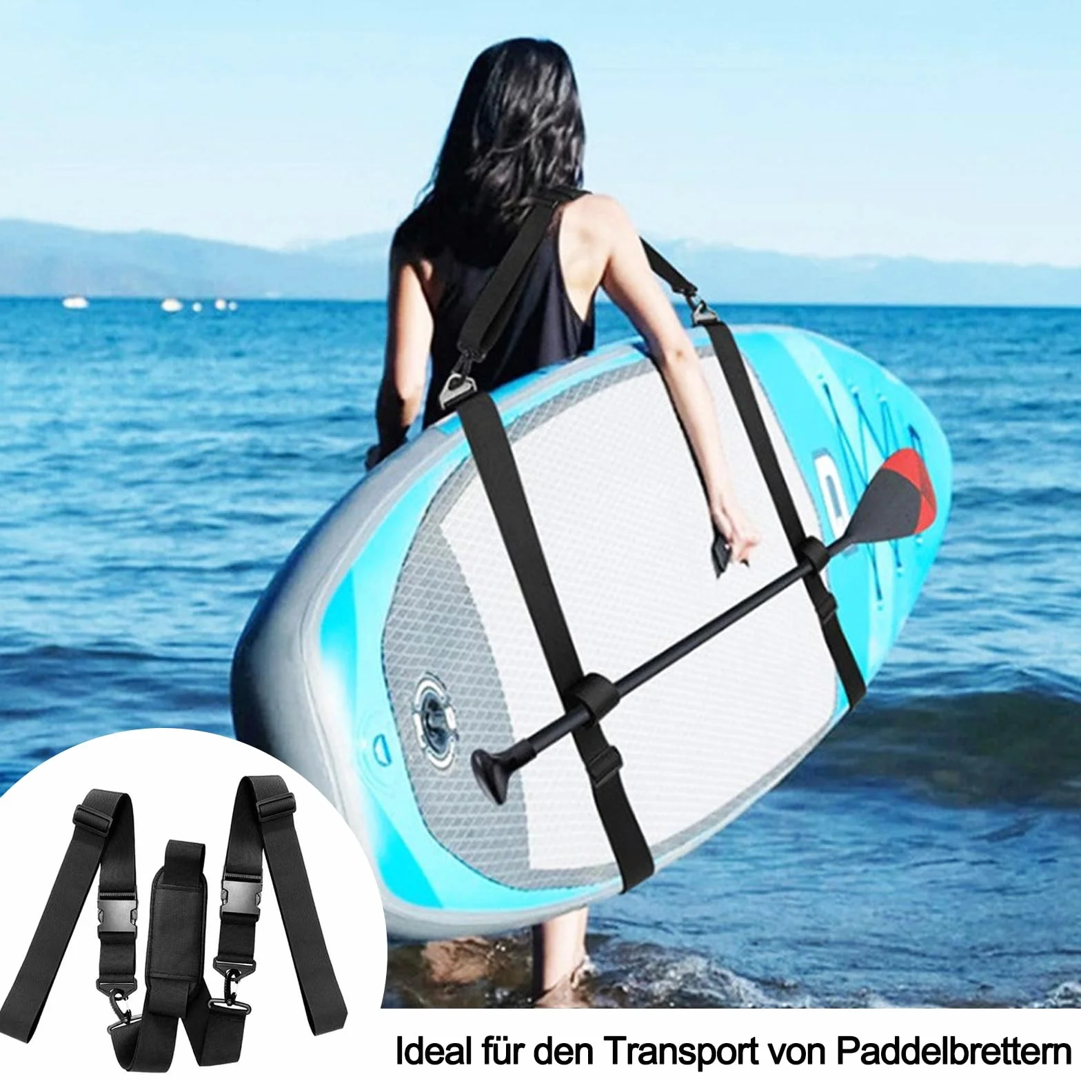 Regulowany pasek do noszenia kajaka deski surfingowej