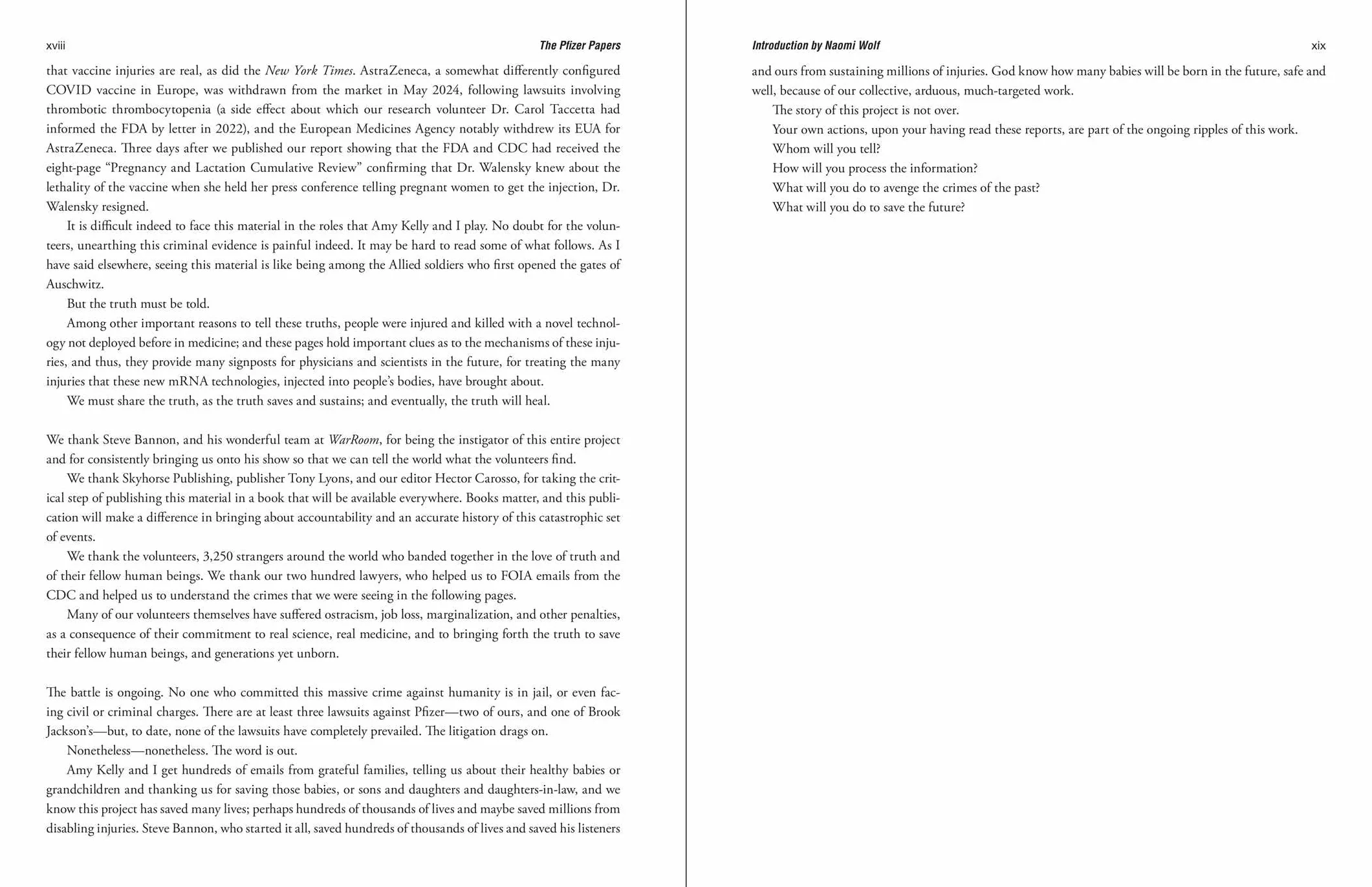 The Pfizer Papers: Pfizer's Crimes Against Humanity