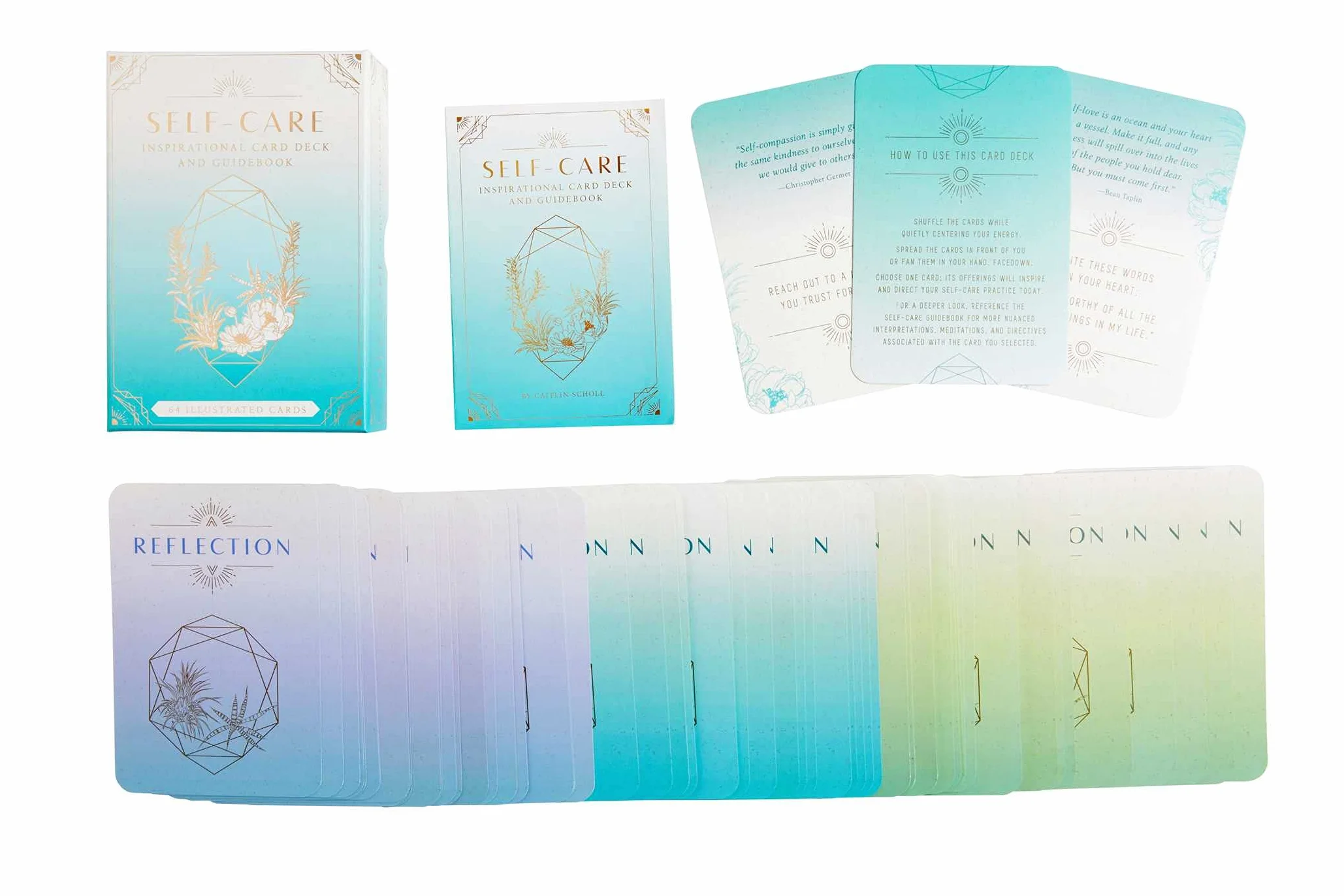 Self-Care: Inspirational Card Deck and Guidebook
