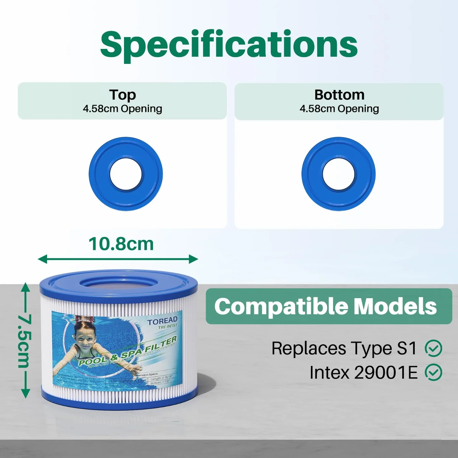 POOLPURE zestaw 4 filtrów typu S1 do Easy Set
