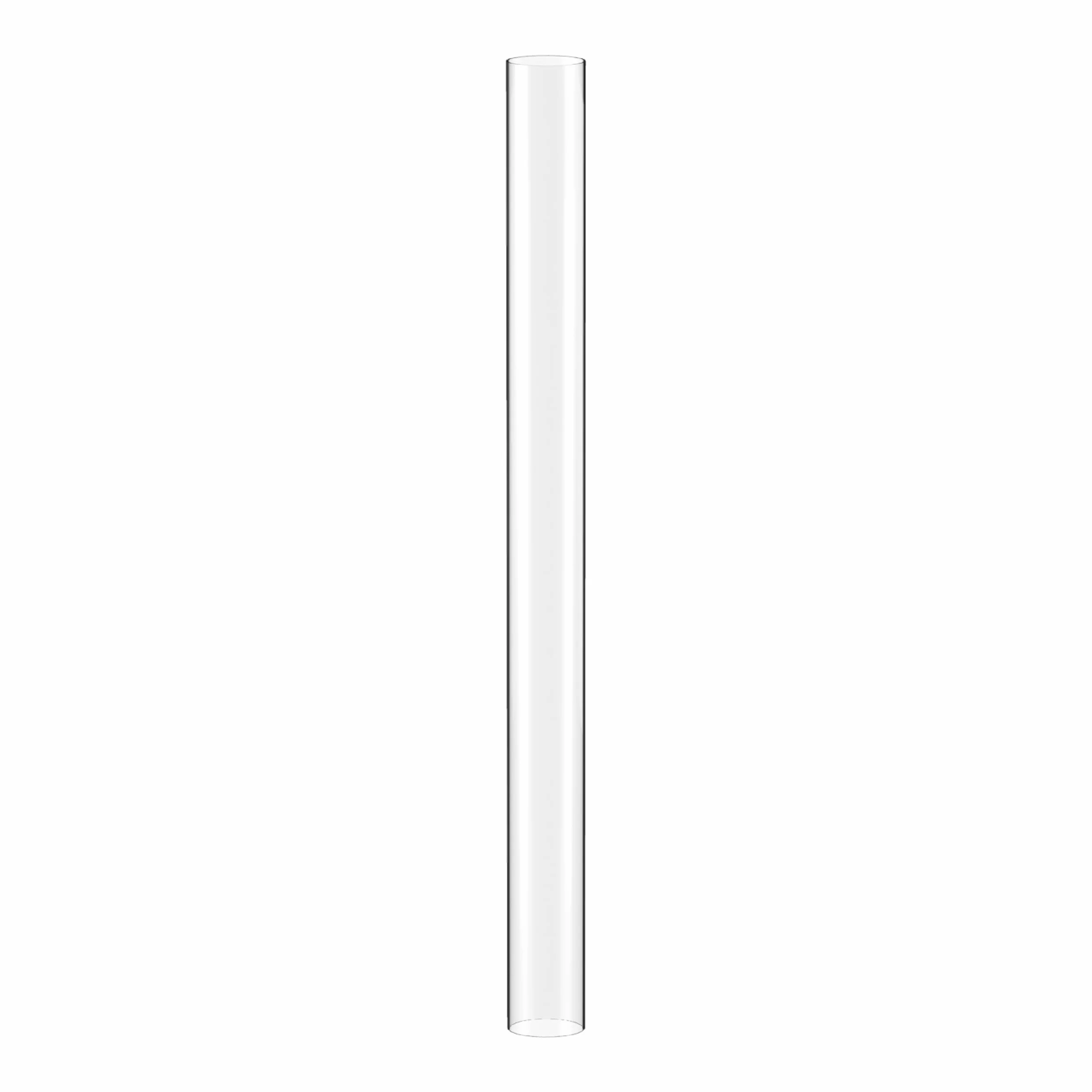 GARDENFLARE Szklana rurka, ognioodporny szklany cylinder do klasycznej latarki, palnika na pelety, bez podstawy, do grzejnika tarasowego, lampy grzewczej (100 cm)