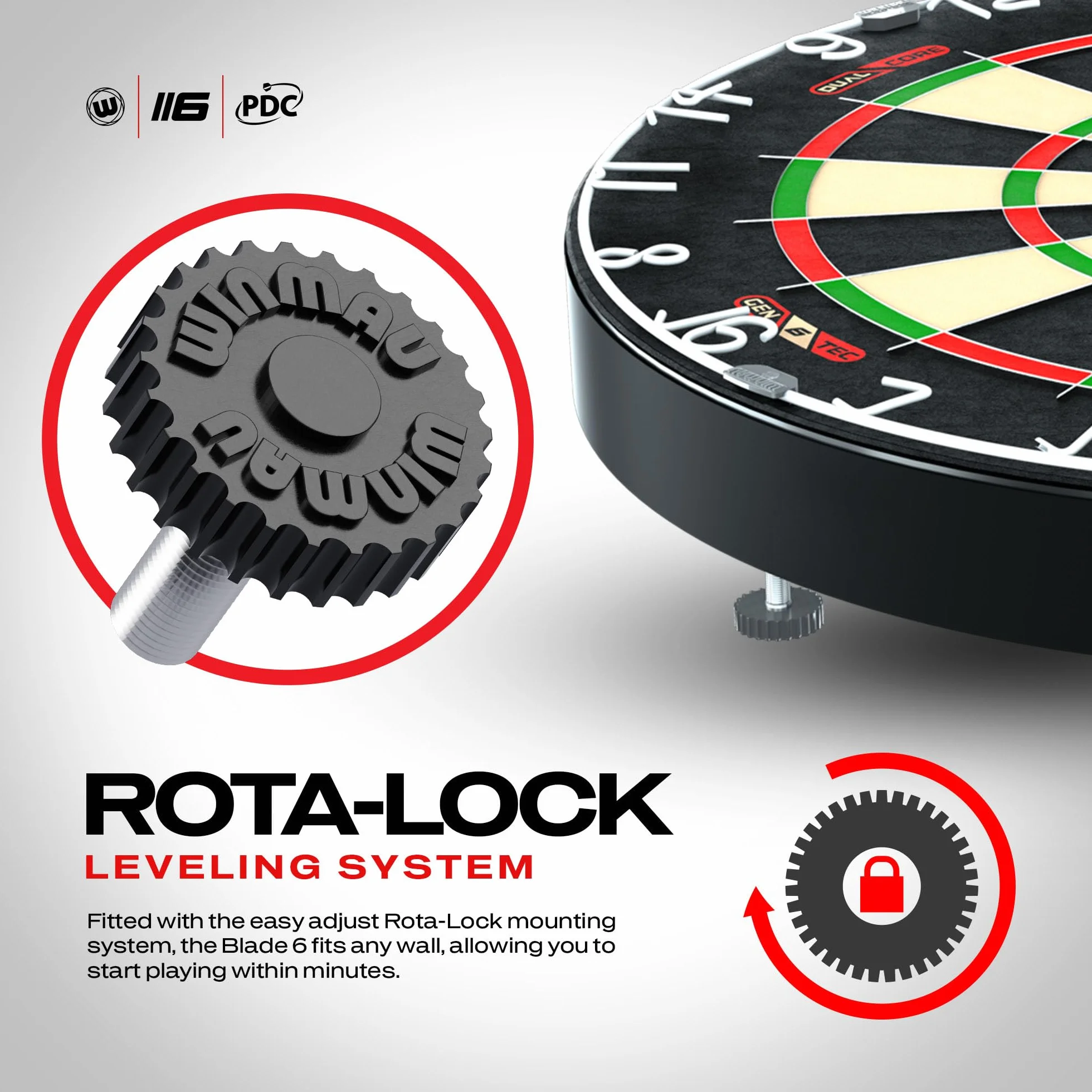 WINMAU Blade 6 profesjonalna tarcza do rzutek