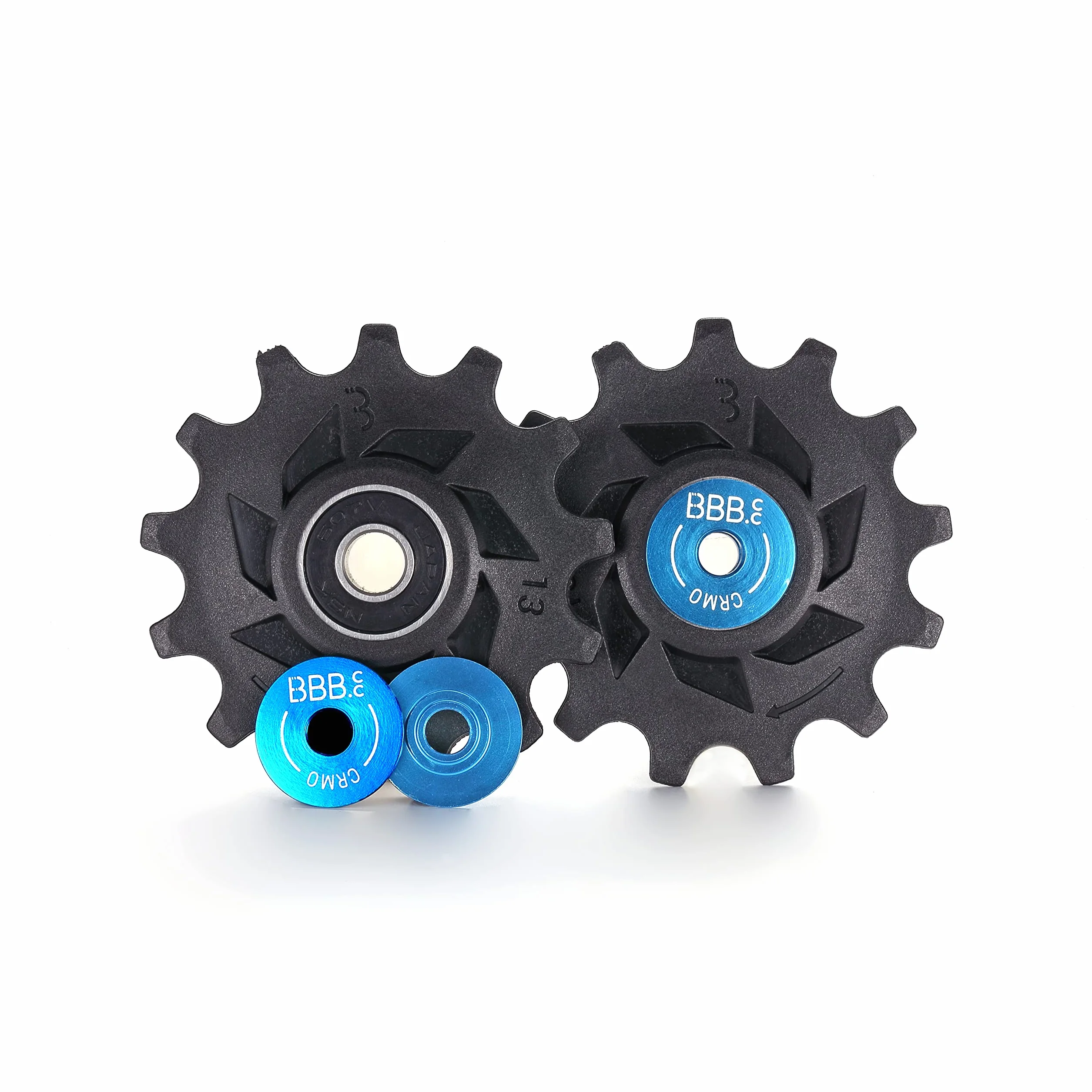 Shimano BBB Cycling Koła zmiany biegów 13T 12-rzędowe derailleur pulley BDP-09 czarne