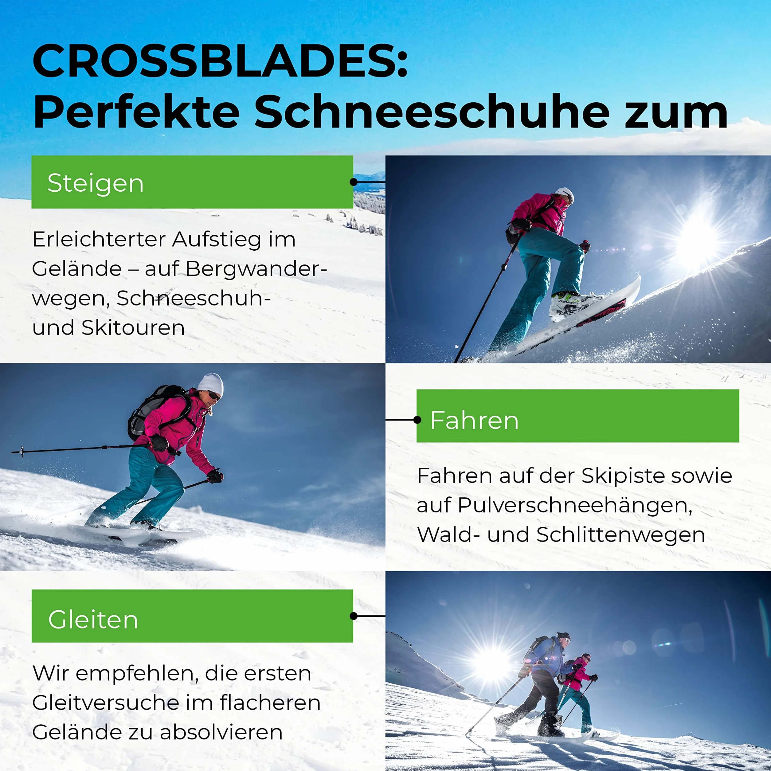 Uniseks Softboot CB110.00S Rakiety Śnieżne, Biały, 36-46