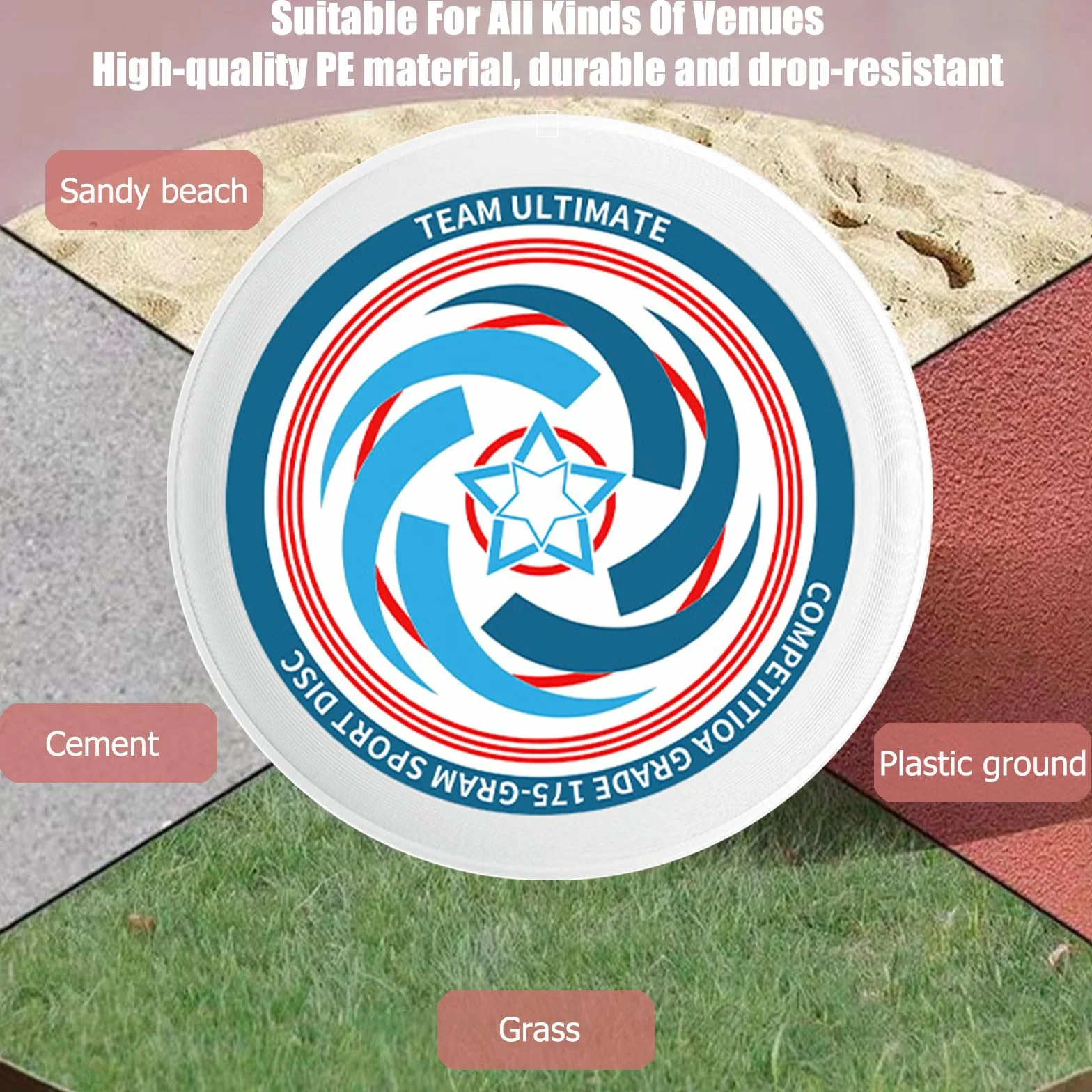 Frisbee Ultimate 175 g profesjonalny dysk frisbee