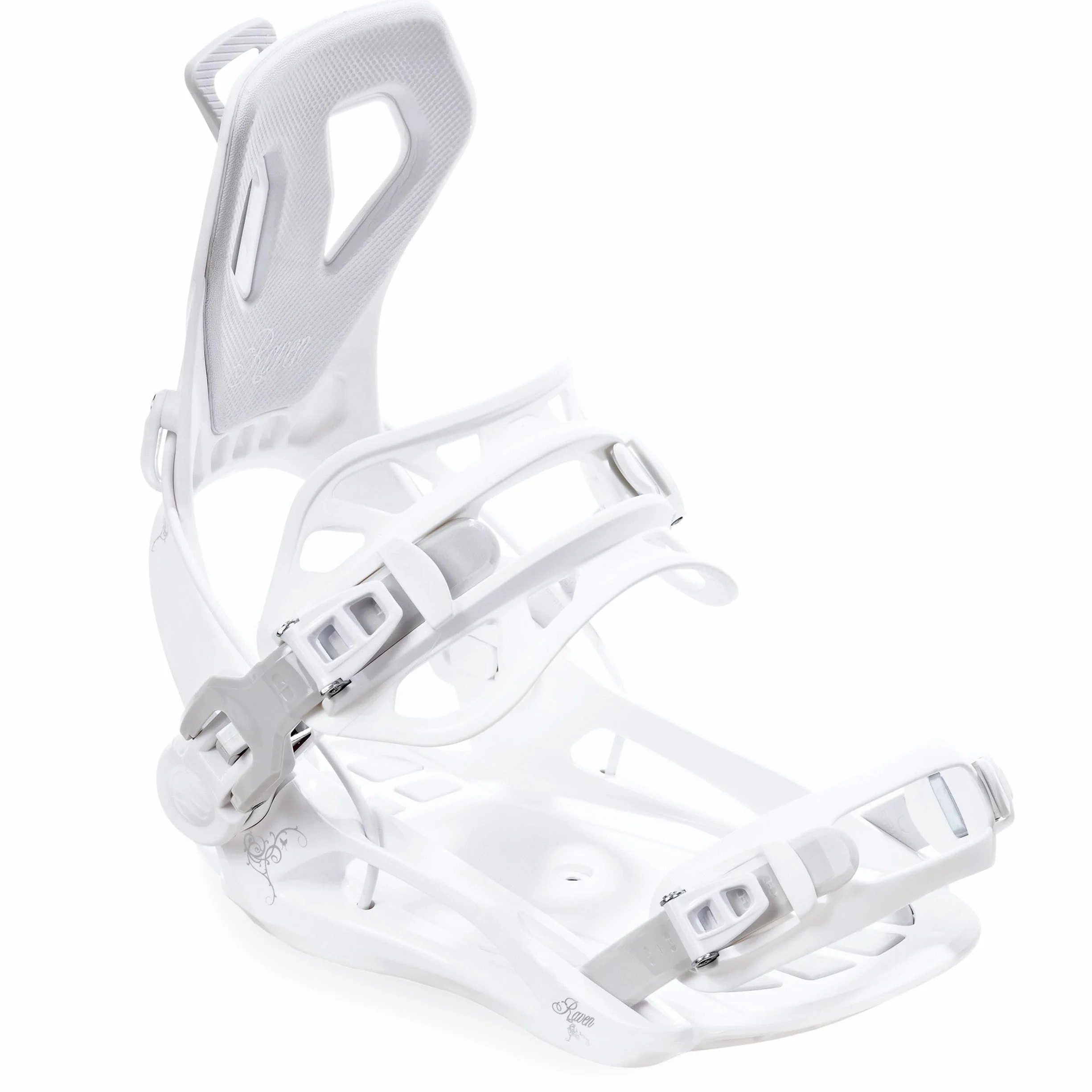 RAVEN Wiązanie snowboardowe Fastec FT360 (M, białe)