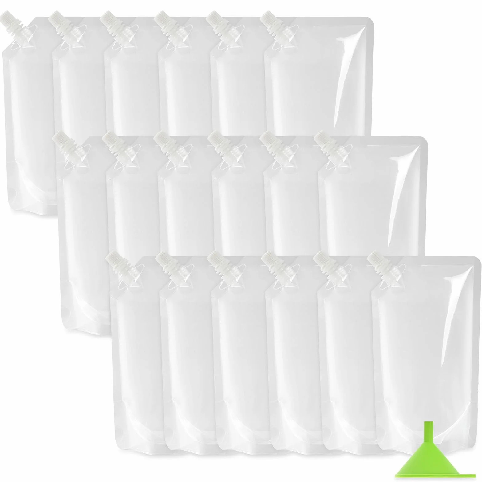 Flintronic Zestaw 18 worków do picia 500 ml wielokrotnego użytku