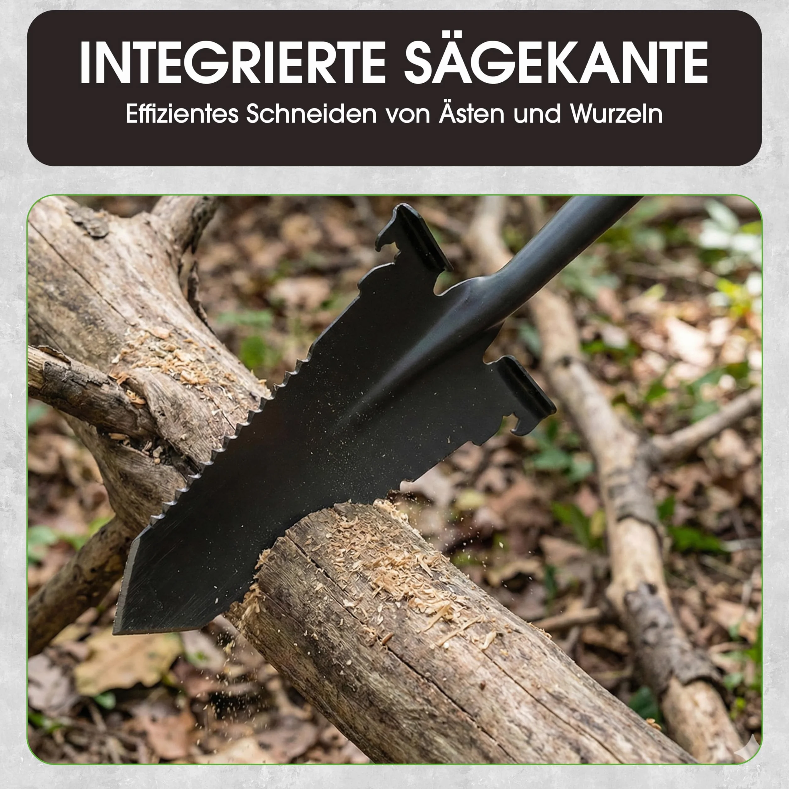 Hammersmith RayzerShovel łopata z piłą do korzeni – łopata ogrodnicza do twardych i kamienistych podłóg do kopania, cięcia i piłowania – krawędź dla większej siły, do ogrodu, na budowę, usuwanie