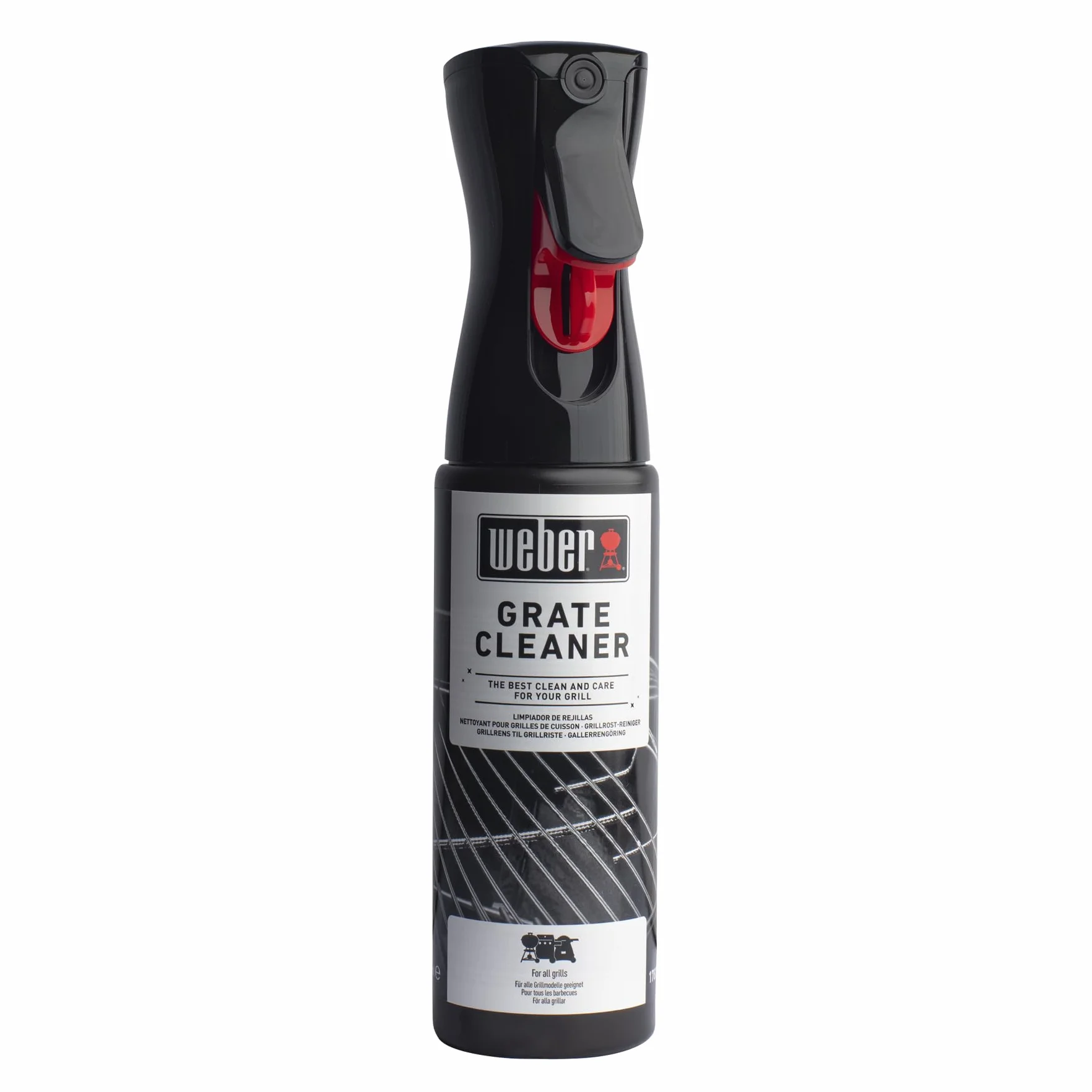Weber Zestaw Czyszczenia Grili Emaliowanych, z: 3 Szczotki do Grilla, Środek do Czyszczenia Rusztu i Emalii, Spray Antyprzywierający, Ścierka Mikrofibrowa, Skrobaczka, 2 Gąbki do Czyszczenia (18284)