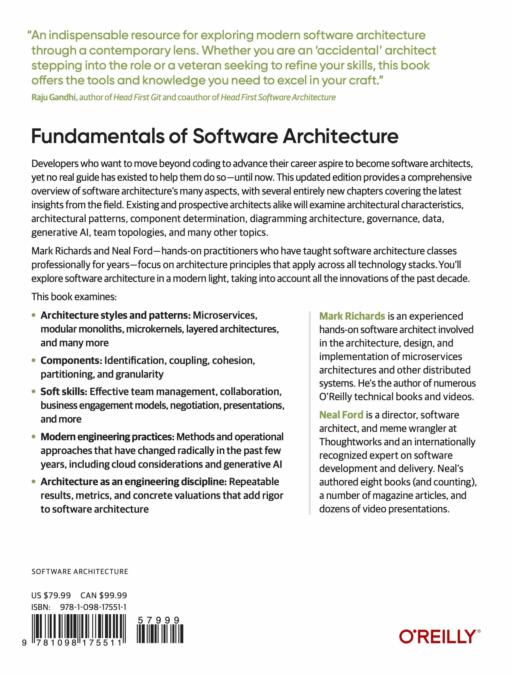 Fundamentals of Software Architecture: A Modern Engineering Approach