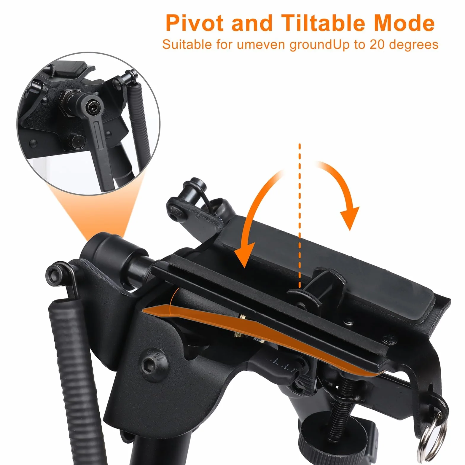 Feyachi Bipod karabinowy regulowany 6-9 cali Picatinny Weaver