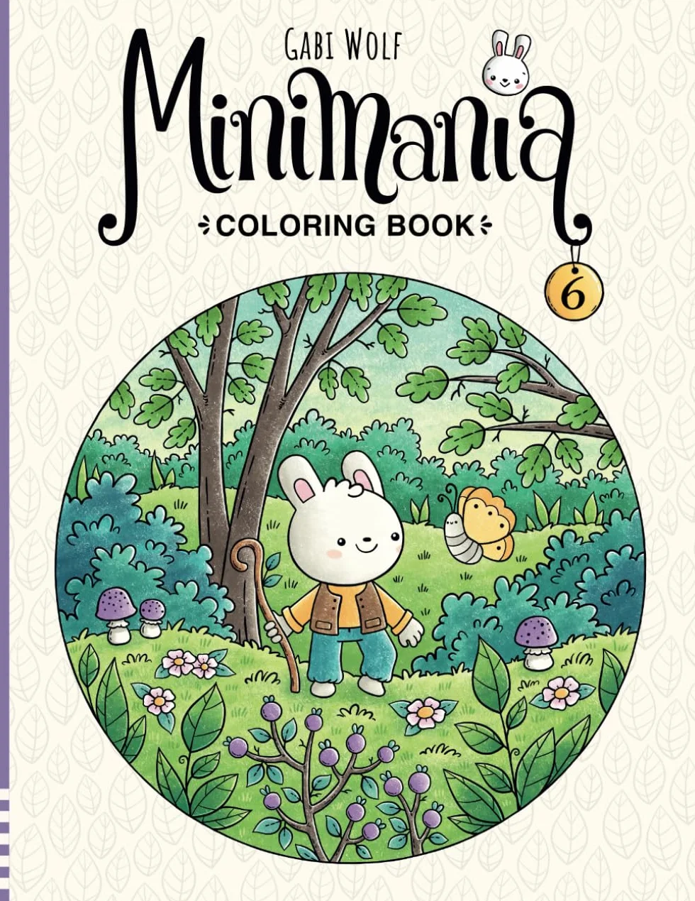 Minimania Volume 6 - Coloring Book with little cute Wonder Worlds