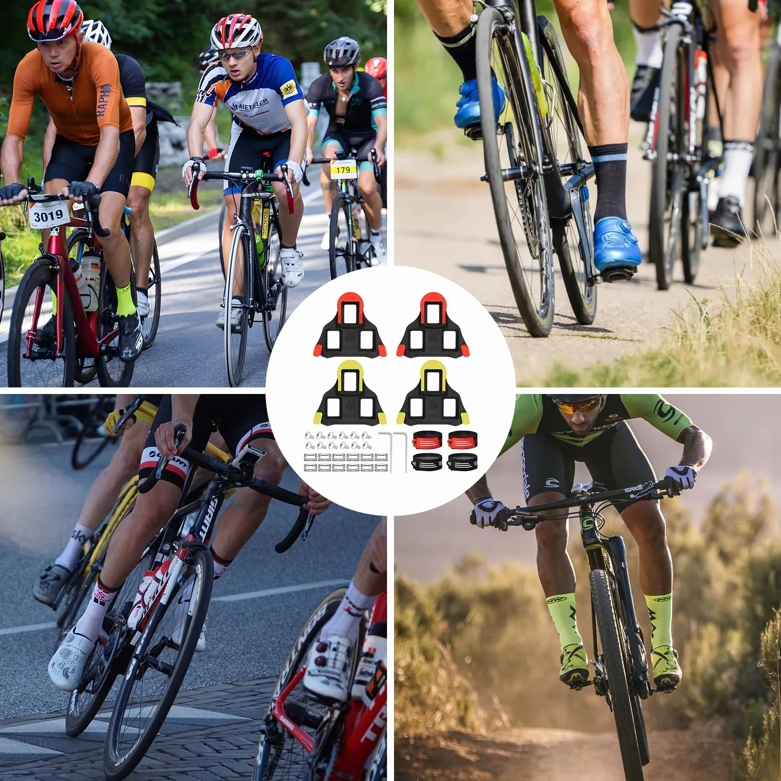 Buty i cleaty Shimano z paskami na nogi, kompatybilne z SPD Shimano