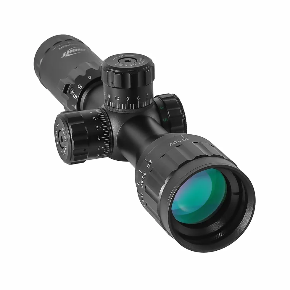 Paike 3-9X32 AOEG Rifle Scope mil-dot celownik czerwona i zielona kropka podświetlana optyka myśliwska