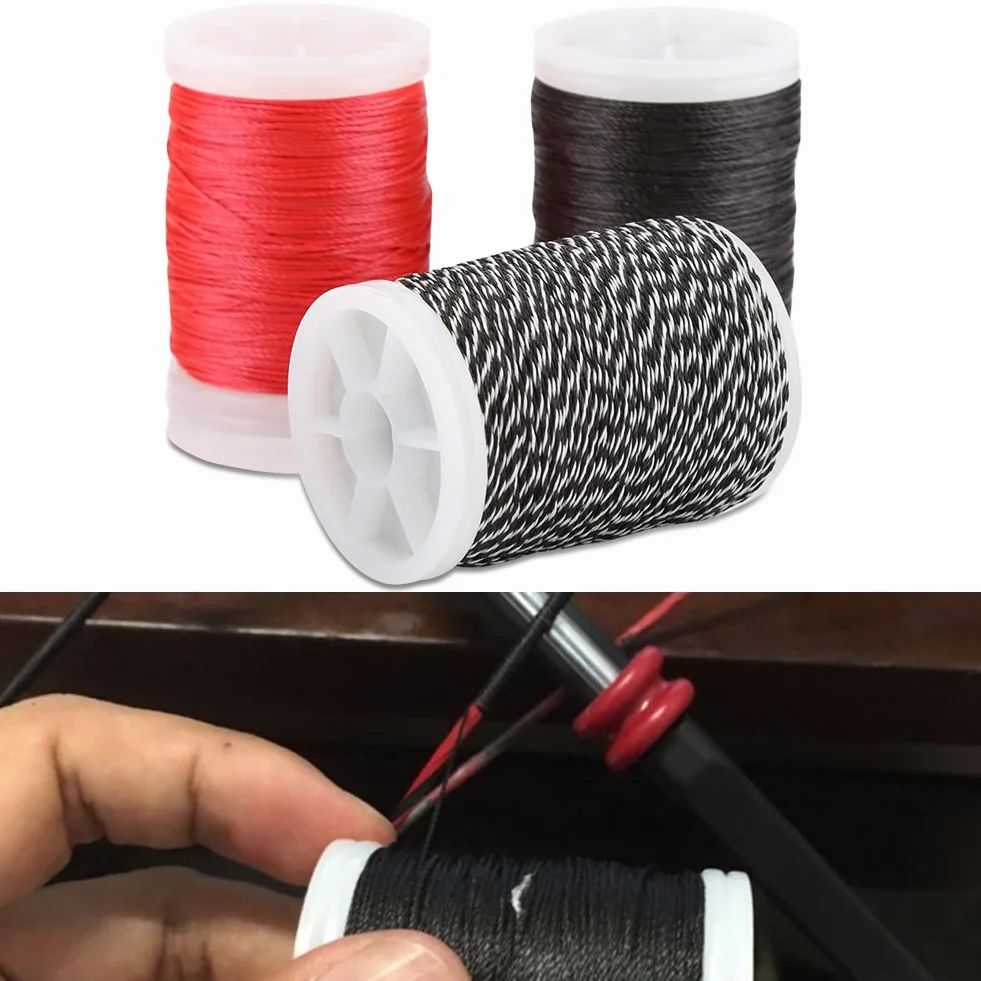 Nylon Bow String Serving Thread do łucznictwa outdoor (czerwony)