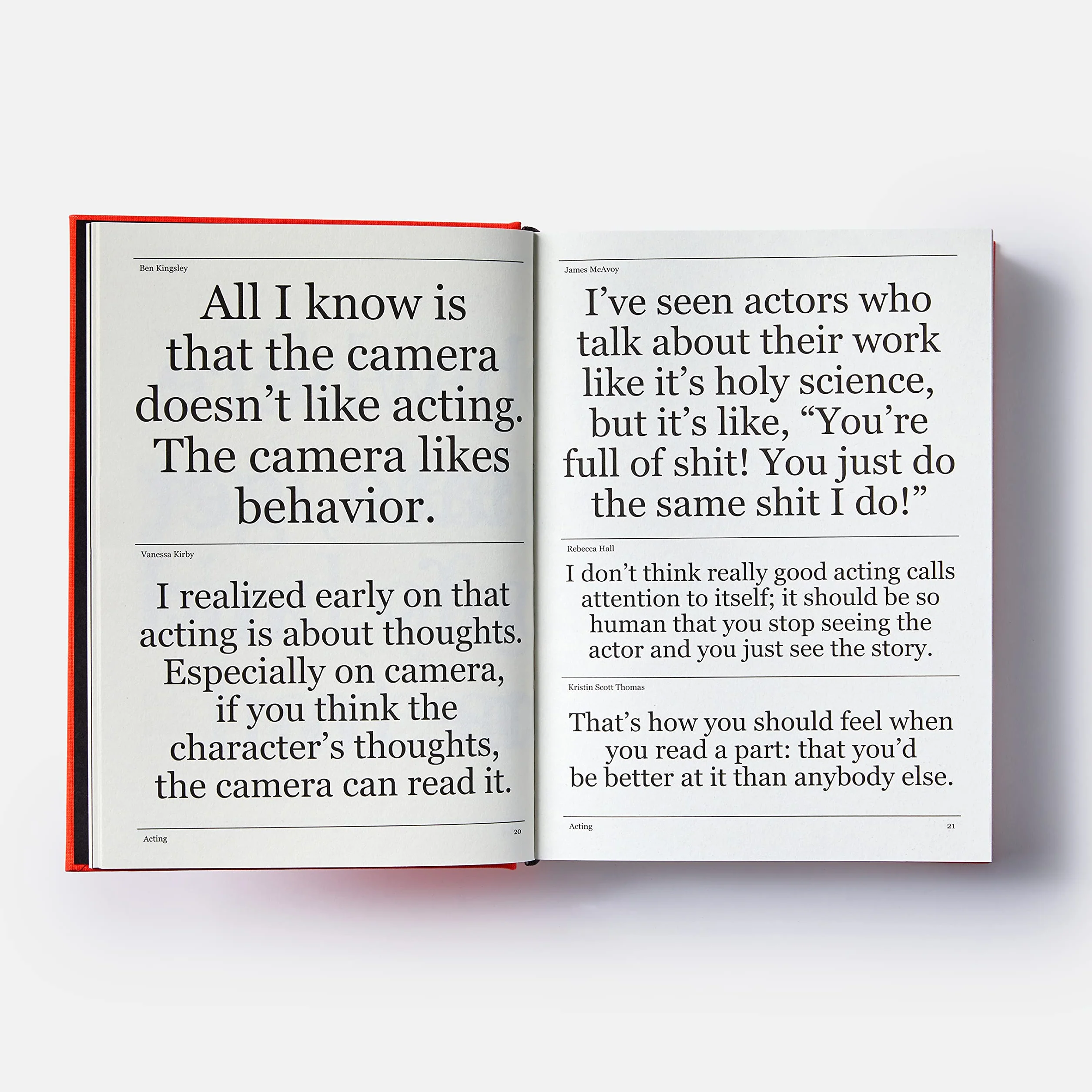 The talks - no idea is final: Quotes from the creative voices of our time