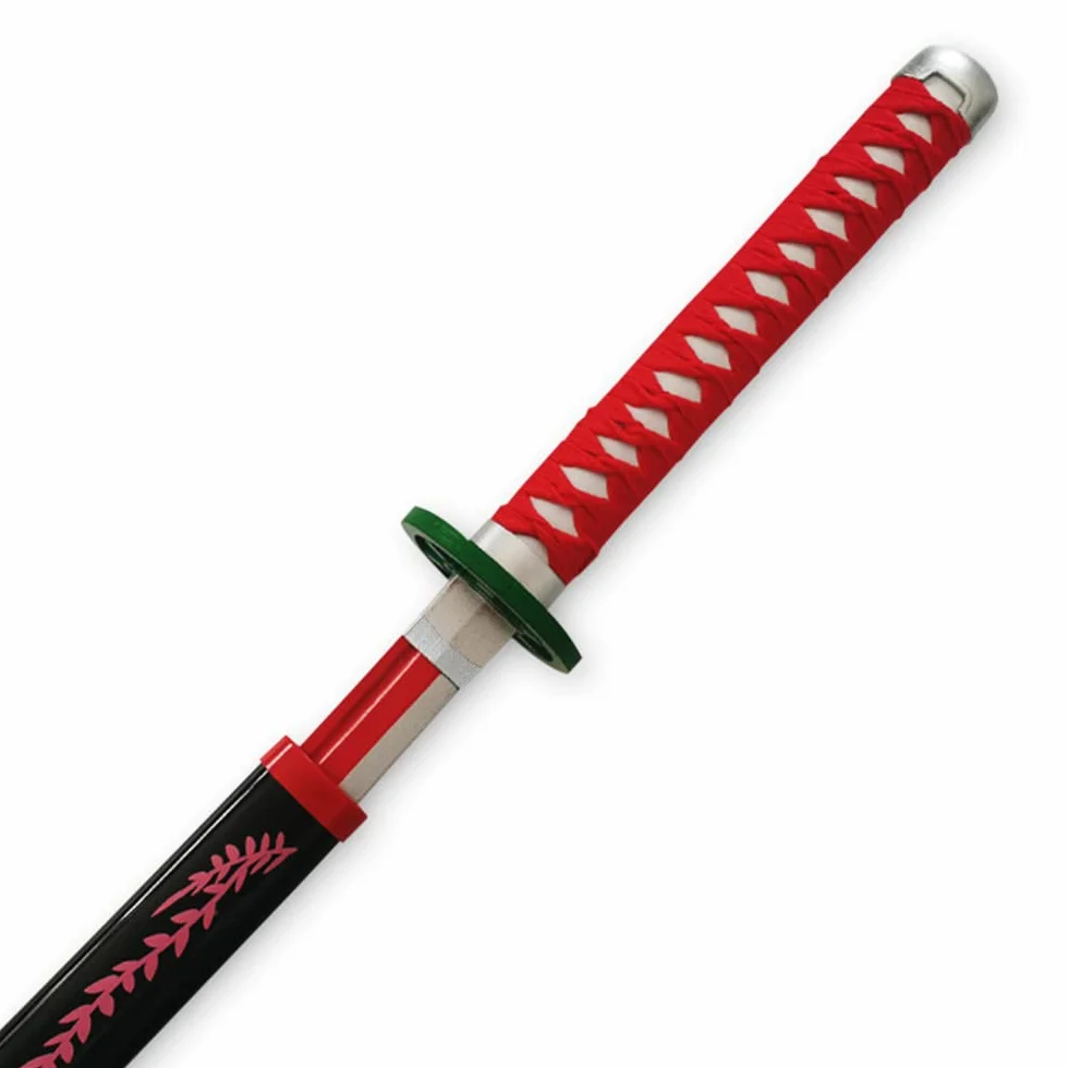 Demon Blade Drewniany Miecz Samuraj Anime Cosplay Ninja Rekwizyt 41 cali Kamado Nezuko