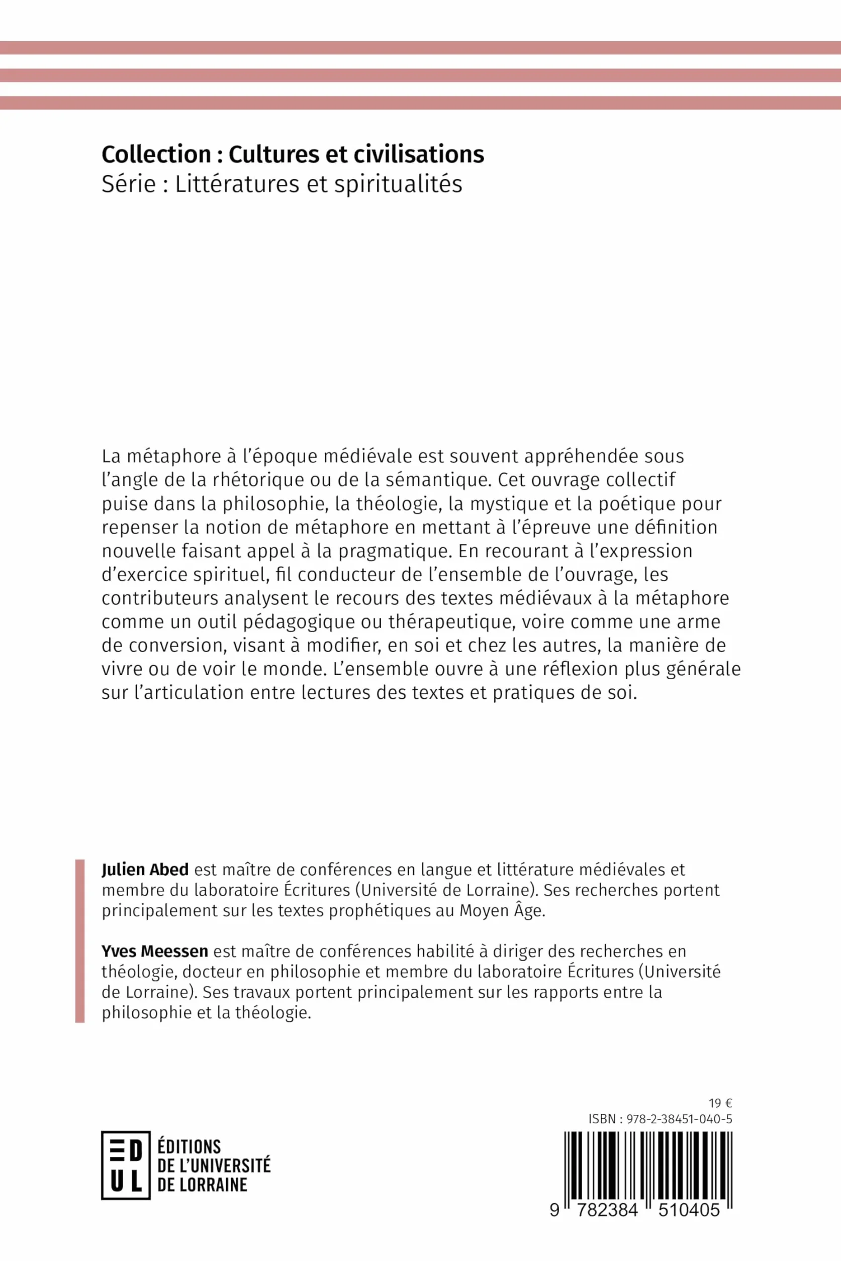 La métaphore médiévale comme exercice spirituel