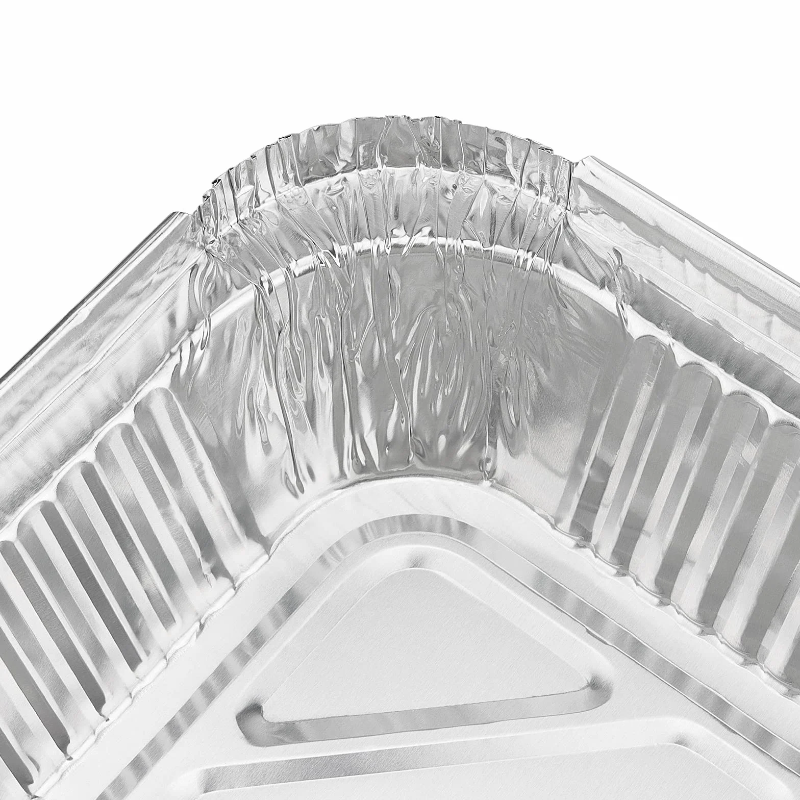 PINGEUI NGOSUET aluminiowe tacki do grilla, 50 sztuk, 1000 ml, aluminiowe tacki ociekowe, do gotowania, pieczenia, 229 x 169 x 50 mm