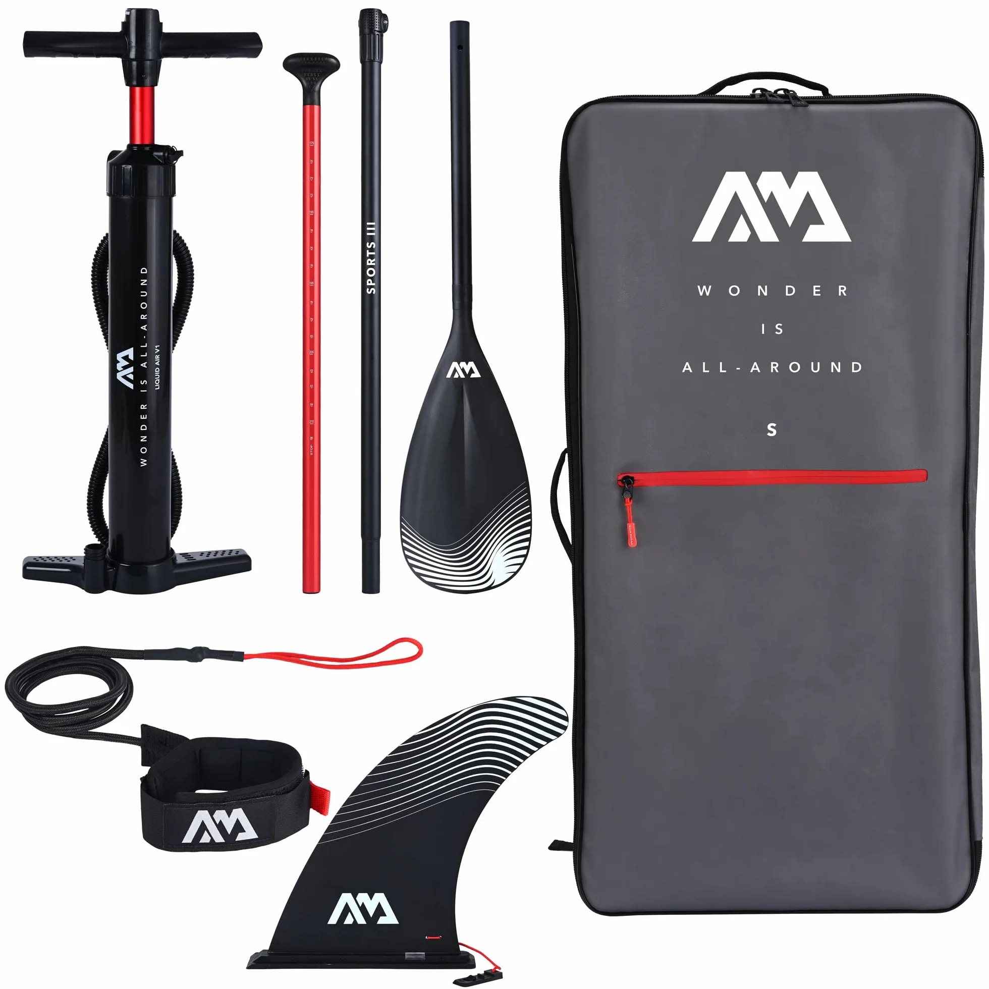 Aqua Marina Vapour Sup, niebieski/czarny, jeden rozmiar