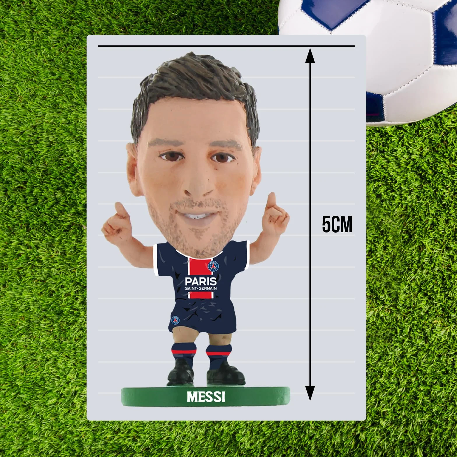 SoccerStarz Paris St Germain Lionel Messi zestaw domowy