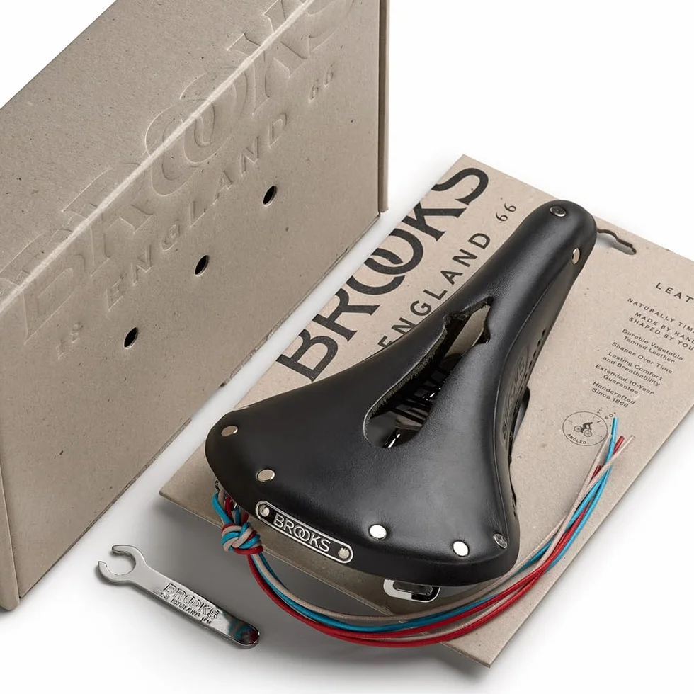 Brooks Imperial B17 Standardowe siodełko rowerowe z otworem i sznurowadłami