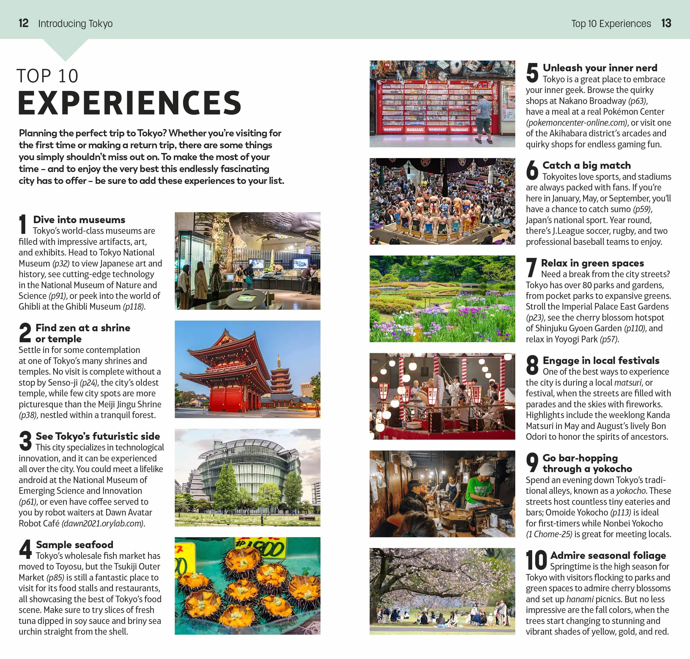 DK Top 10 Tokyo: Top 10 lists for your perfect trip, plus an all-weather folded map