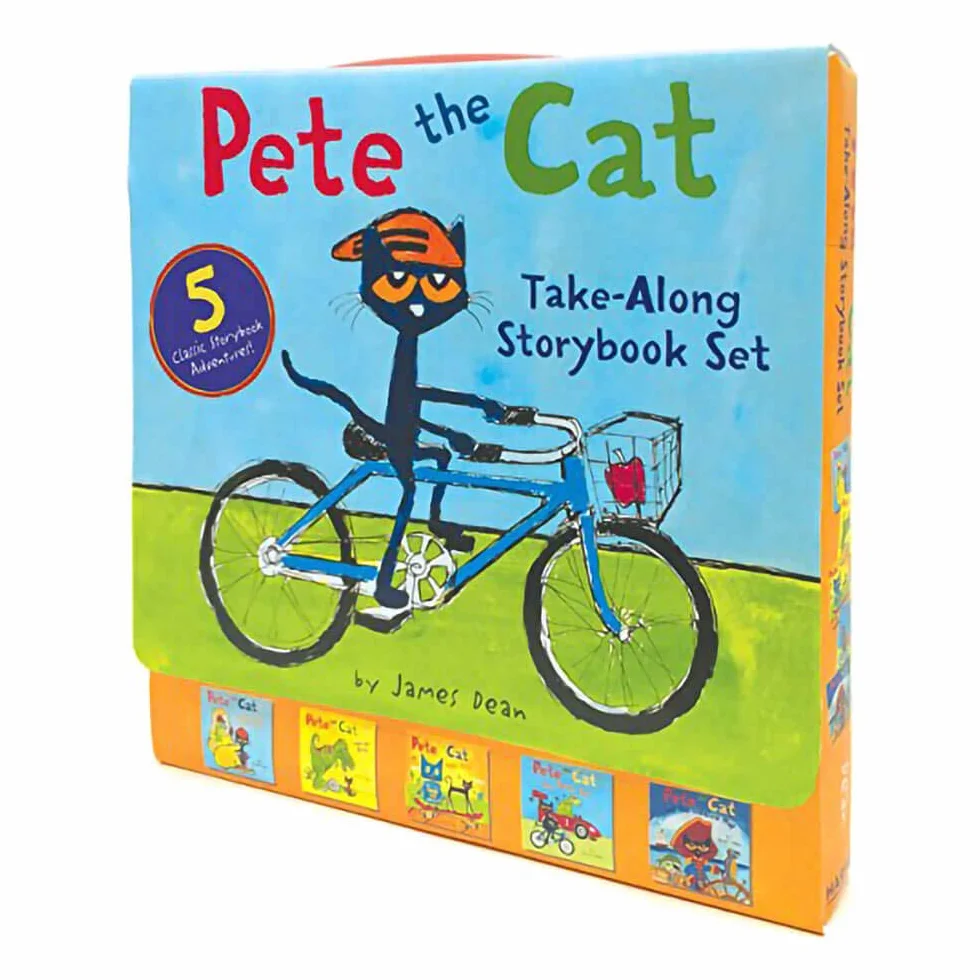 Pete the Cat Take-Along Storybook Set: A Box of 5 Books