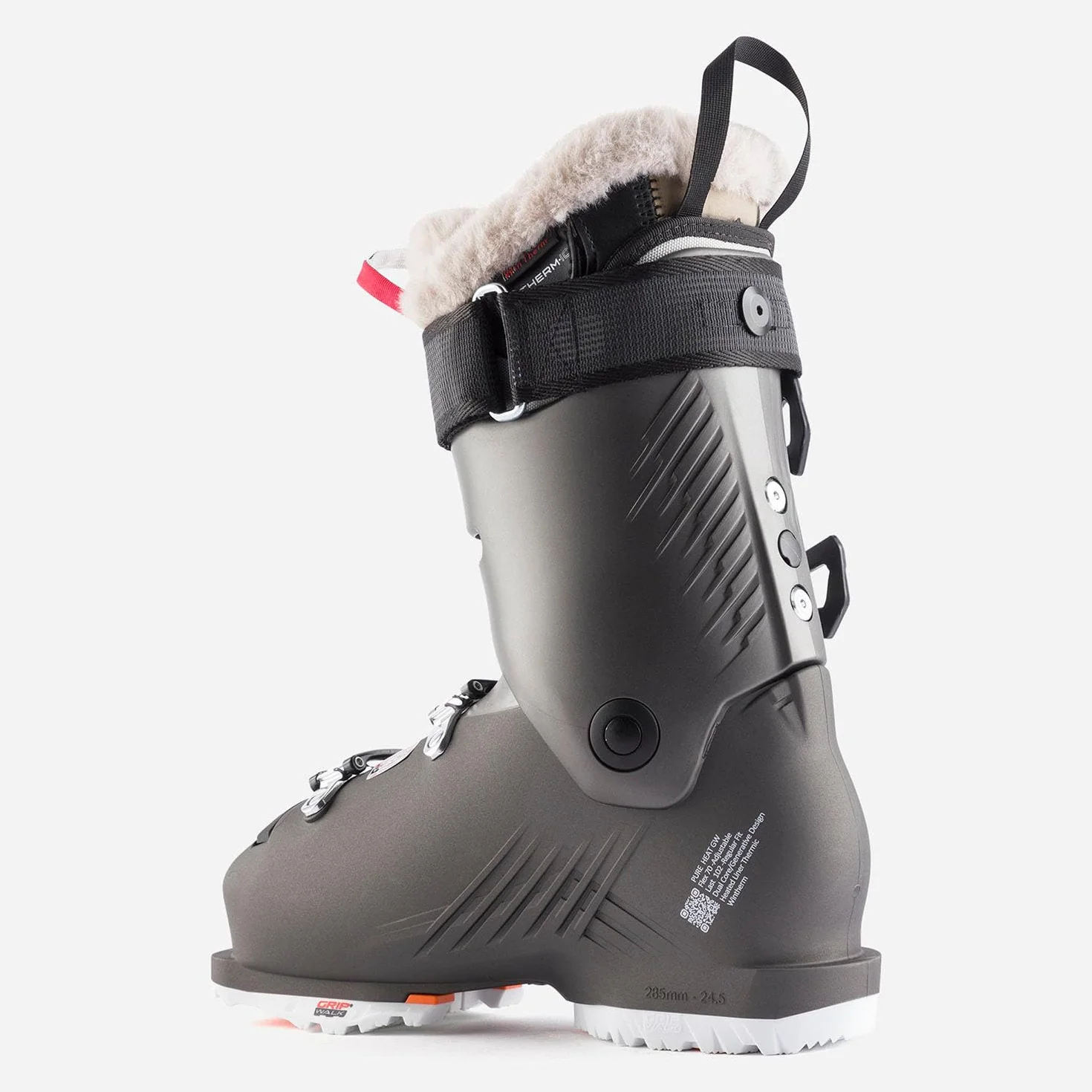 Rossignol - Damskie buty narciarskie Pure Heat Gripwalk Gold Grey - Rozmiar 36 - Szary