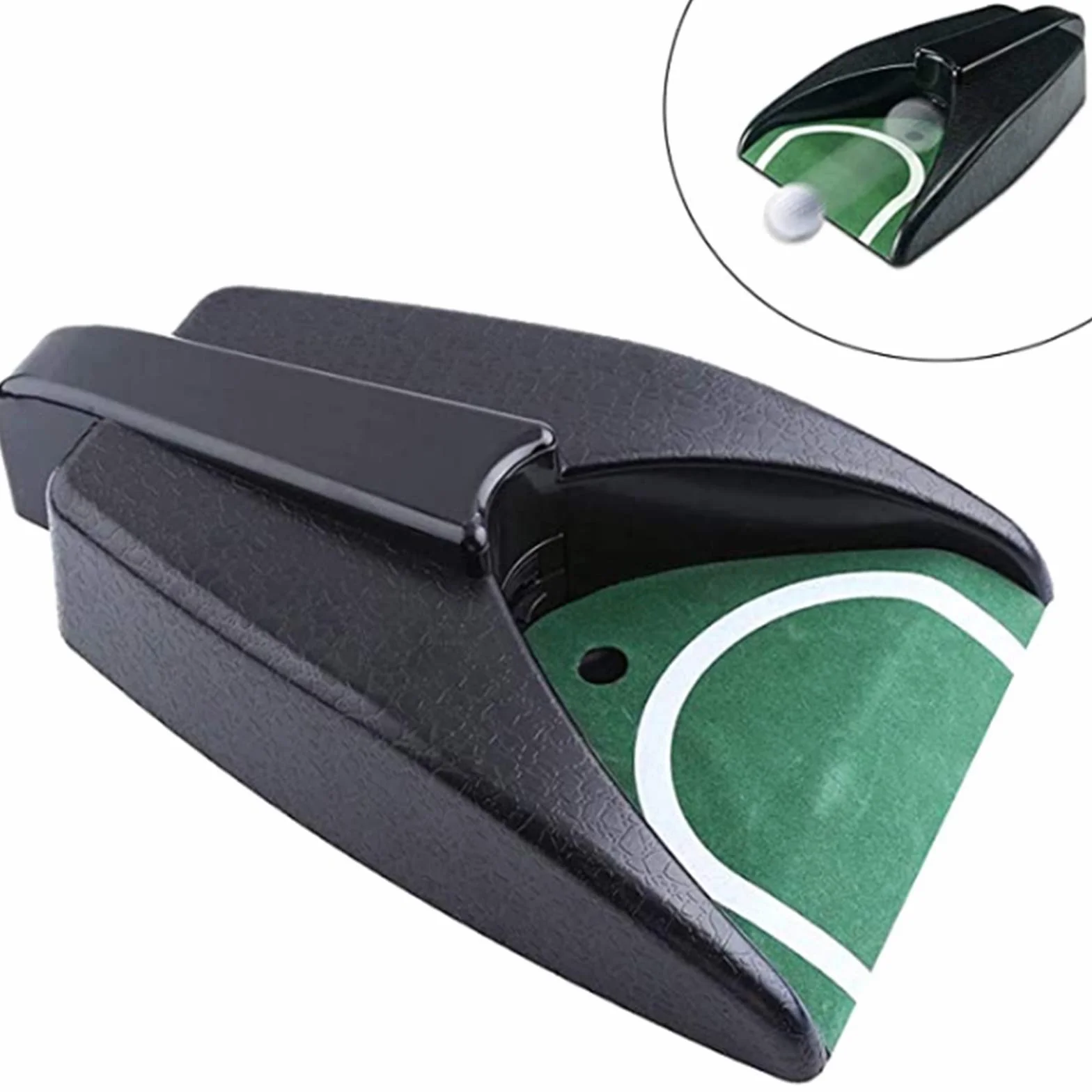 Golf Putting Cup Putt Return Machine Golf Automatyczne Putting Cup Returner Putting Cup Return Machine Training Cup Golf Auto Return System do golfa wewnątrz na zewnątrz i na podwórku