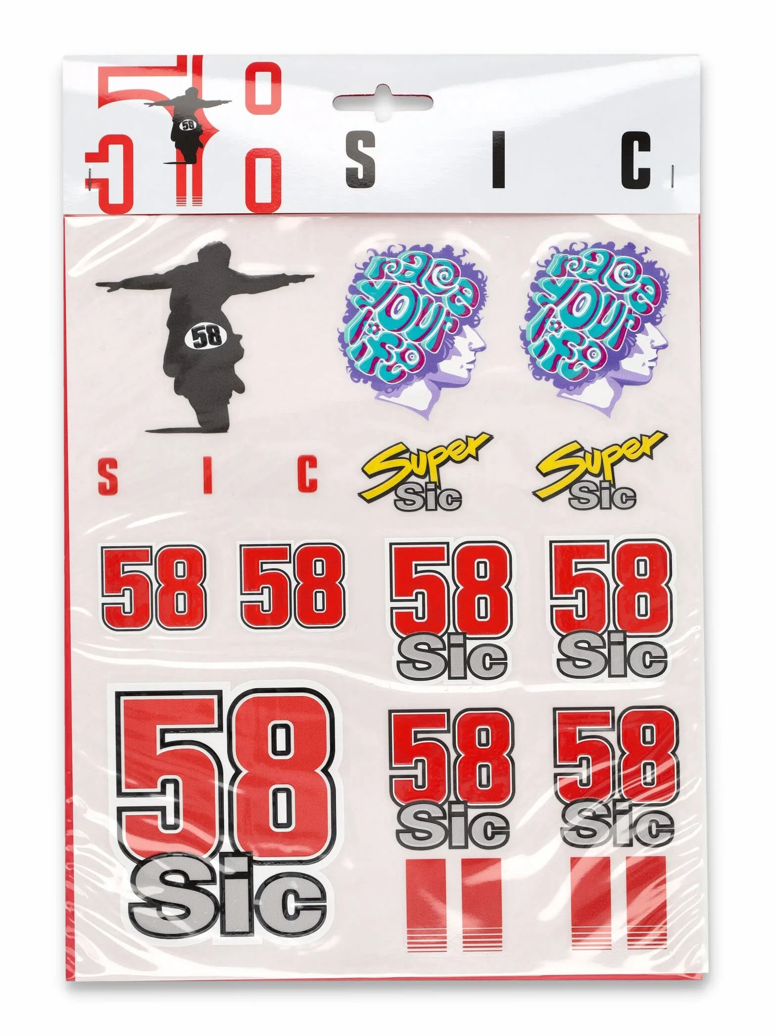 Marco Simoncelli Stickers - Różne naklejki