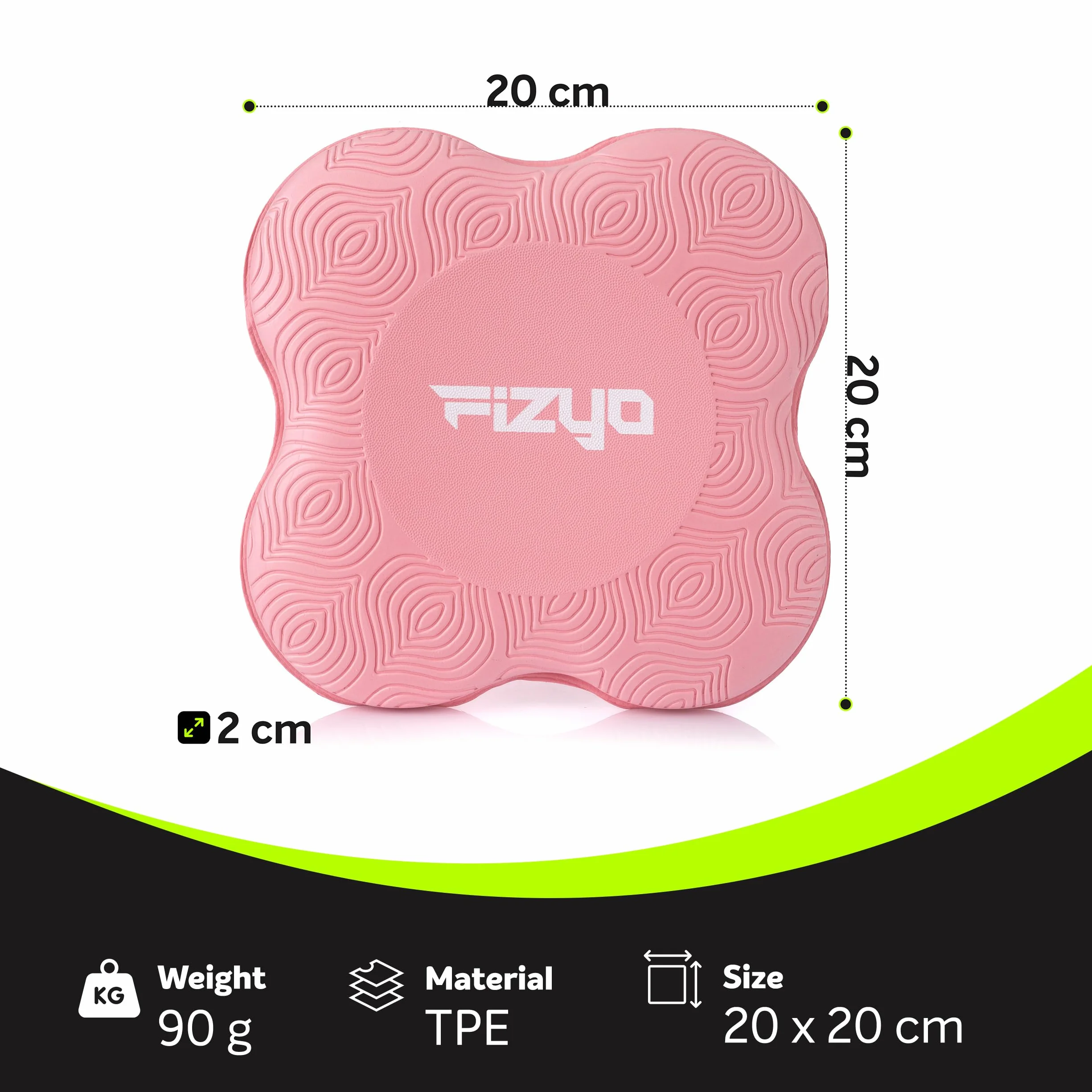 Podkładki pod Kolana do Jogi Antypoślizgowe Amortyzujące Zestaw 2 szt.