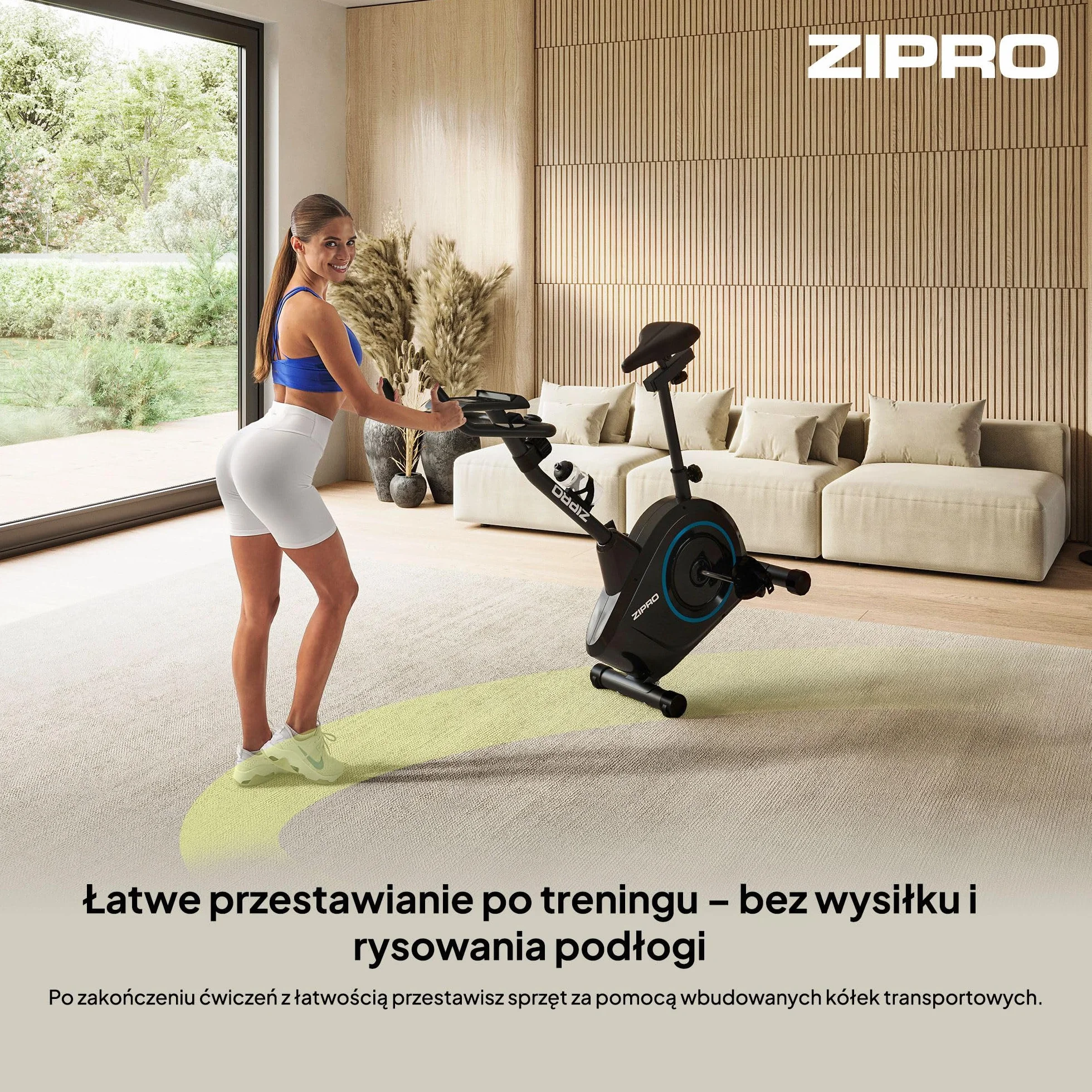 Zipro rower treningowy Boost ergometr fitness magnetyczny do 120 kg