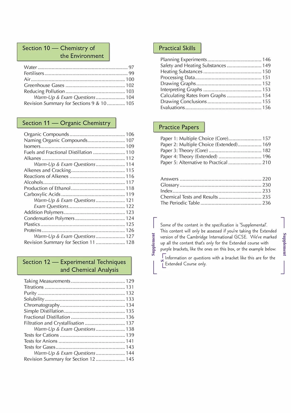 Cambridge International GCSE Chemistry Complete Revision & Practice