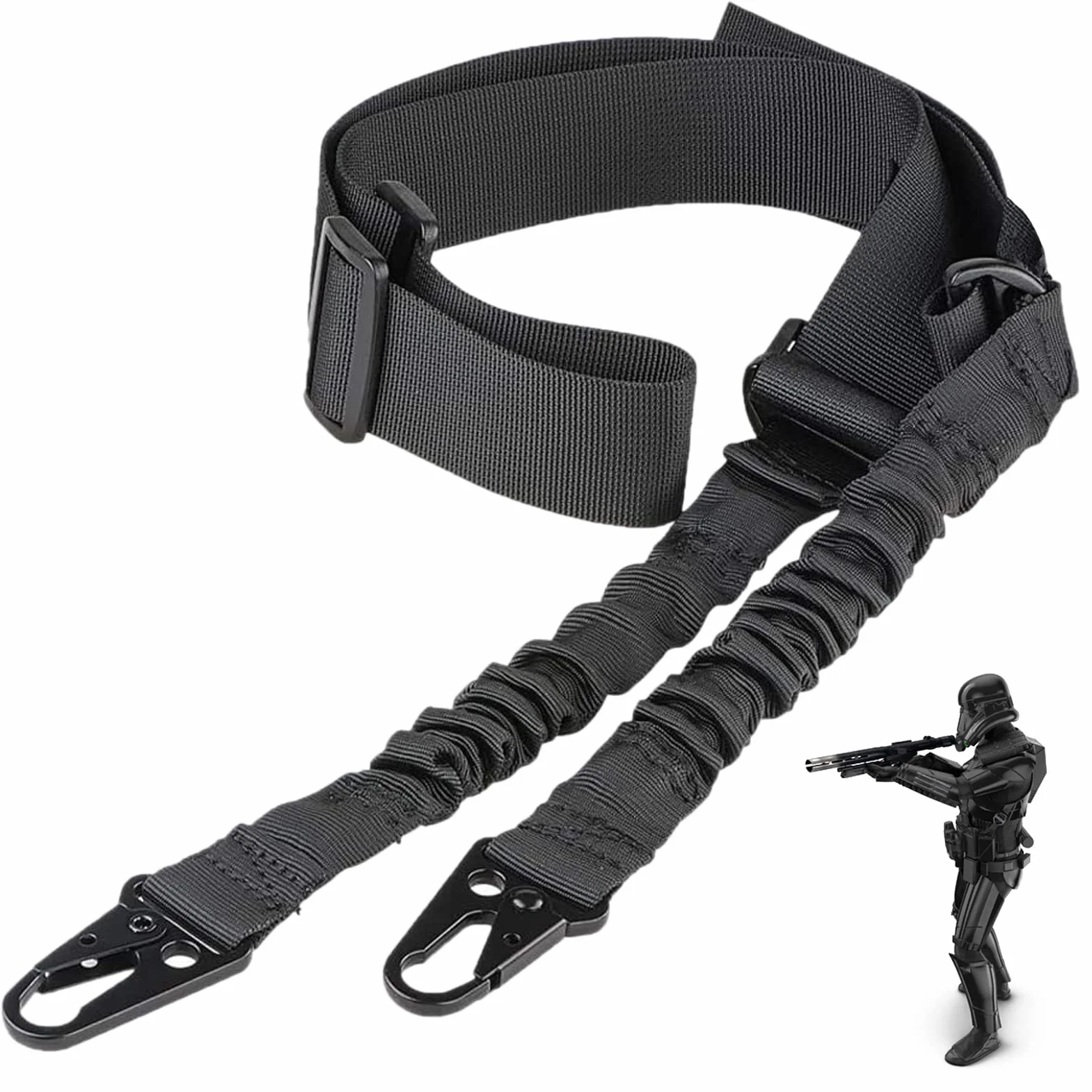 ZONSUSE 2 Punkt Proca Sling Tactical Gunstock Sling Gunstock Sling Airsoft Sling Rifle Rifle Sling Sling pistolet