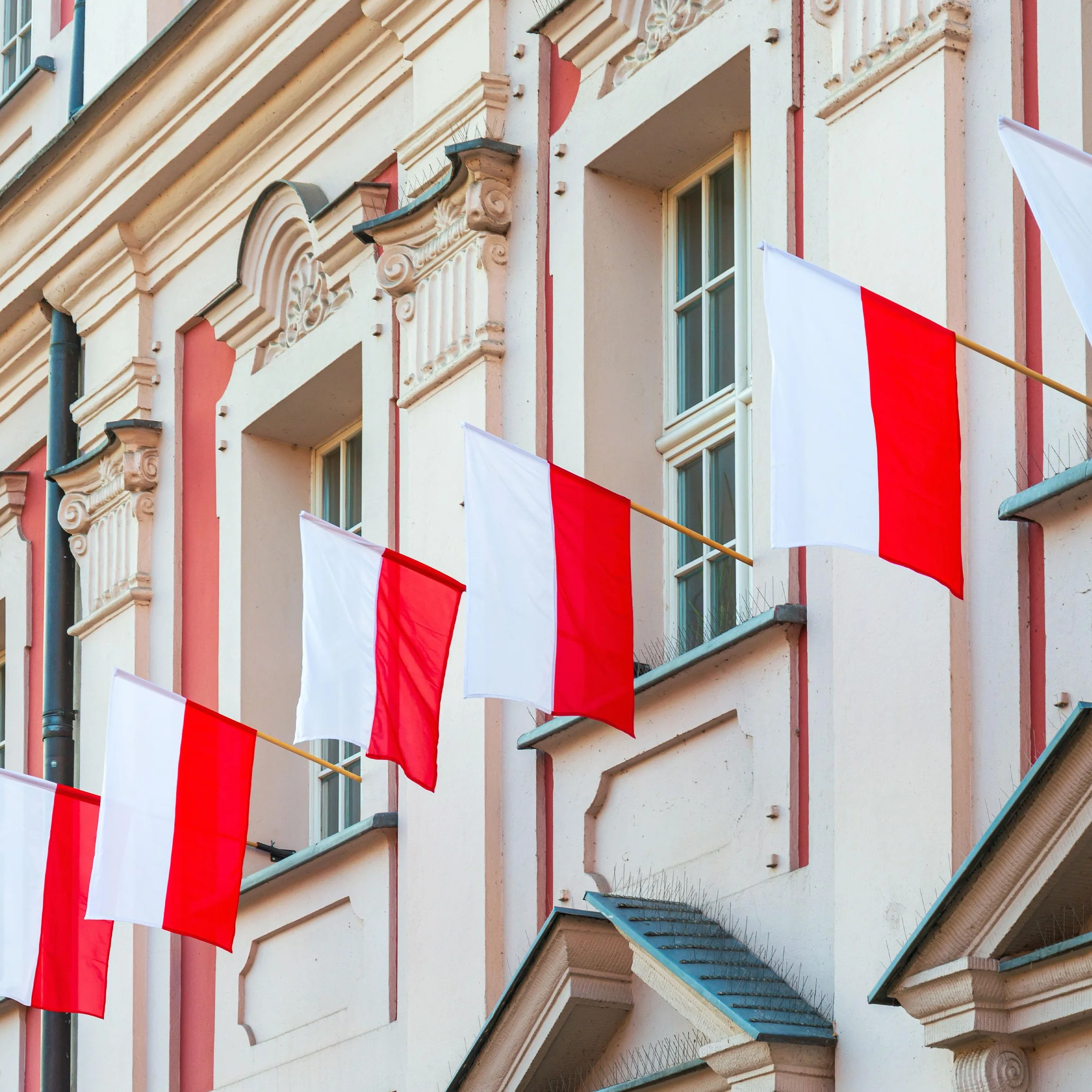 Uchwyt do flag podwójny