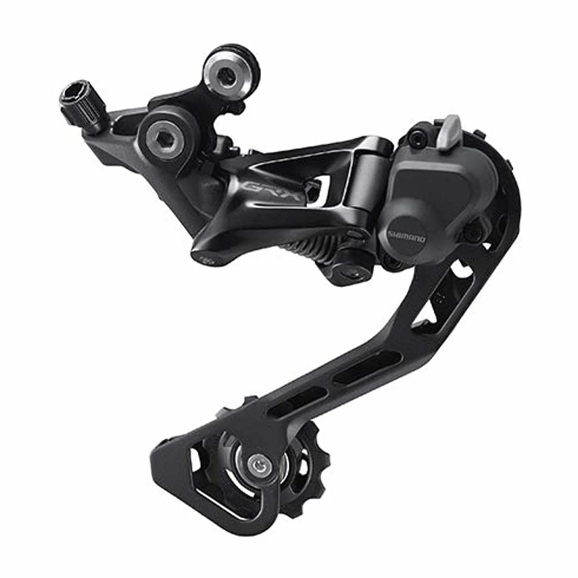 Shimano GRX RD-RX400 GRX 10-biegowa przerzutka tylna, Shadow+, do podwójnego, czarna