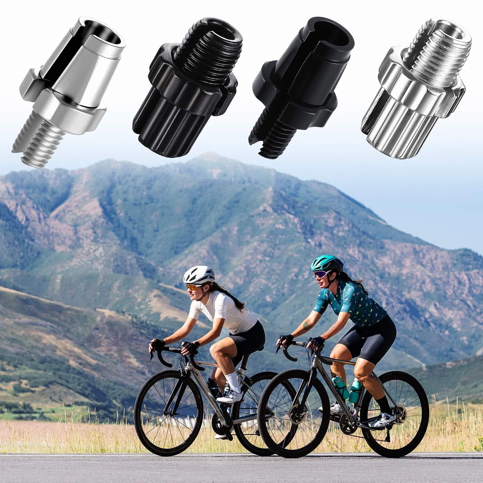 Śruby regulacyjne do hamulca rowerowego M7 M10, stop aluminium, linka hamulcowa, rower MTB