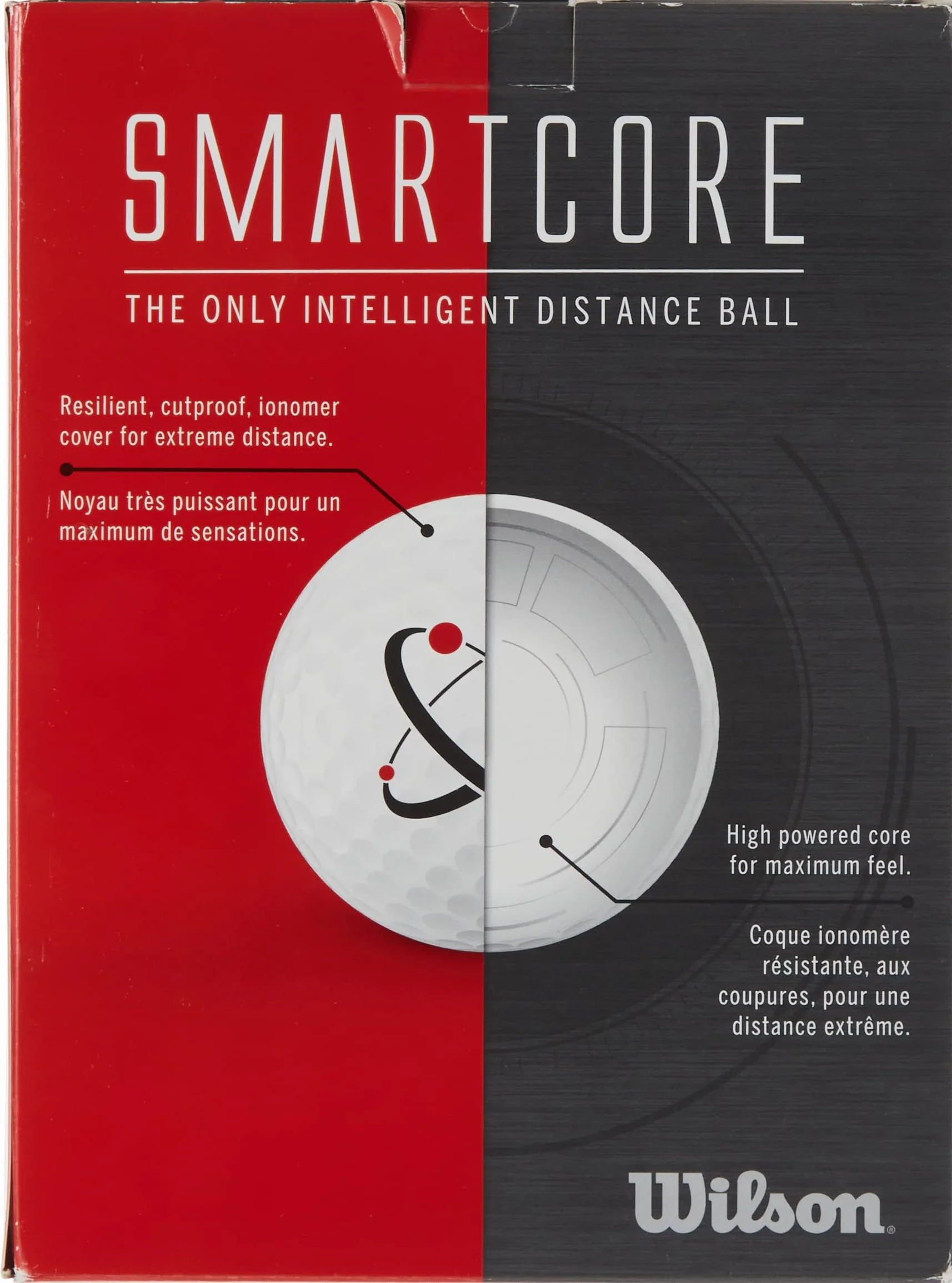 Wilson Smart Core piłka golfowa zestaw 24 sztuk biała