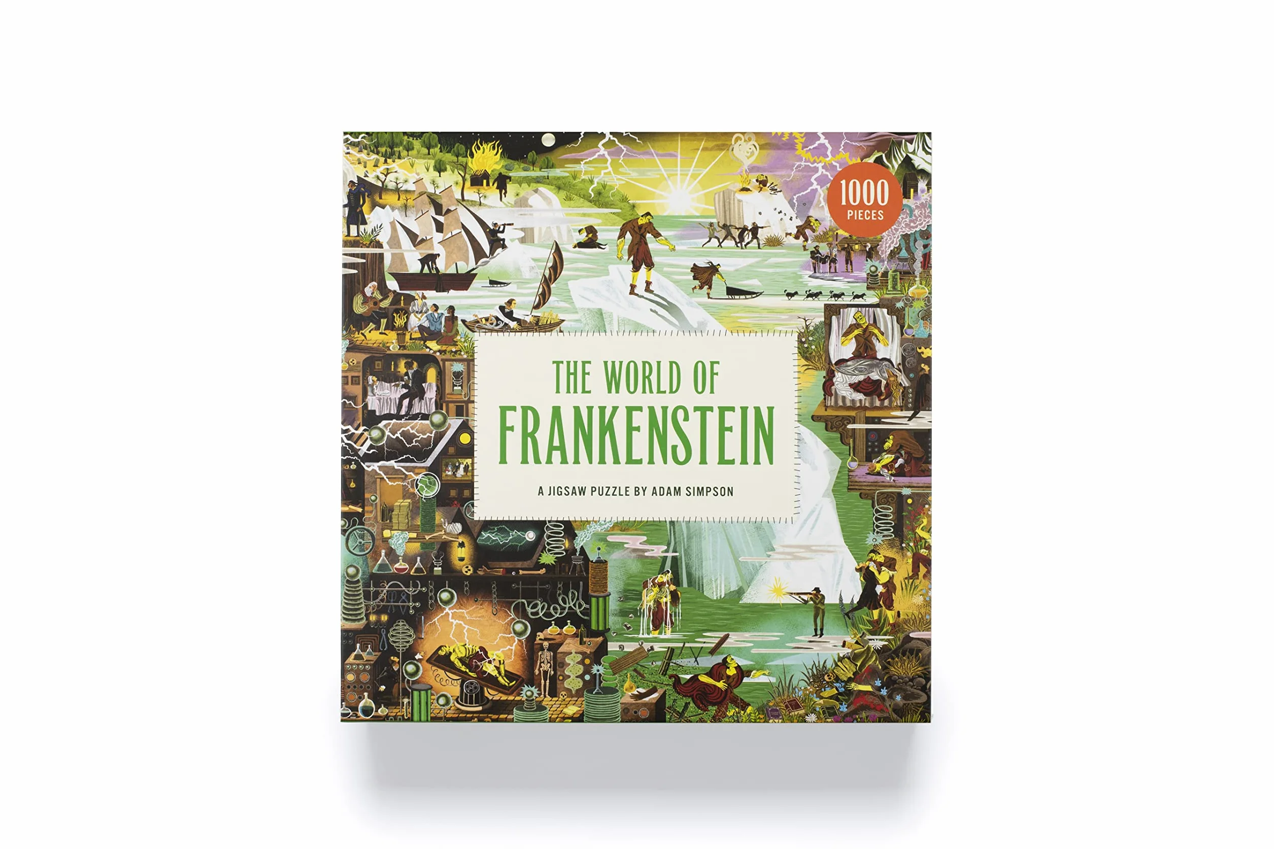 The World of Frankenstein A Jigsaw Puzzle by Adam Simpson /anglais