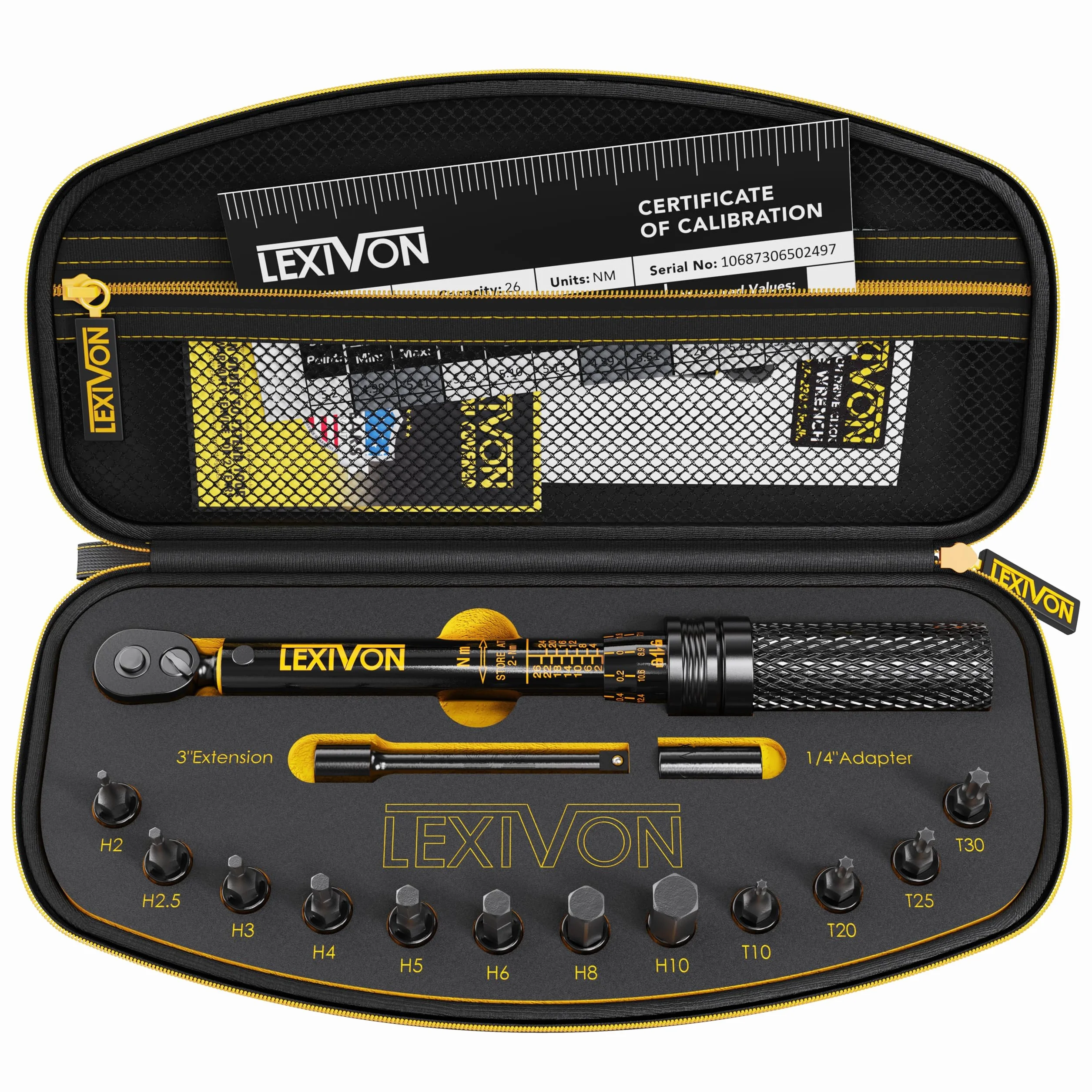 Lexivon Lx-191 Klucz Dynamometryczny, Czarny, 11,91 x 26,29 x 5,79 cm; 720 g